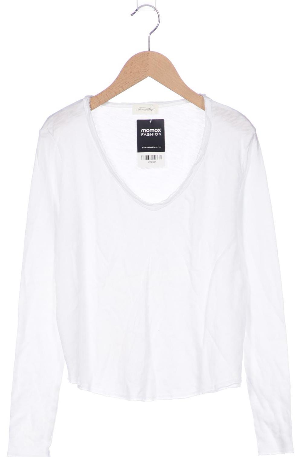 

American Vintage Damen Langarmshirt, weiß, Gr. 36