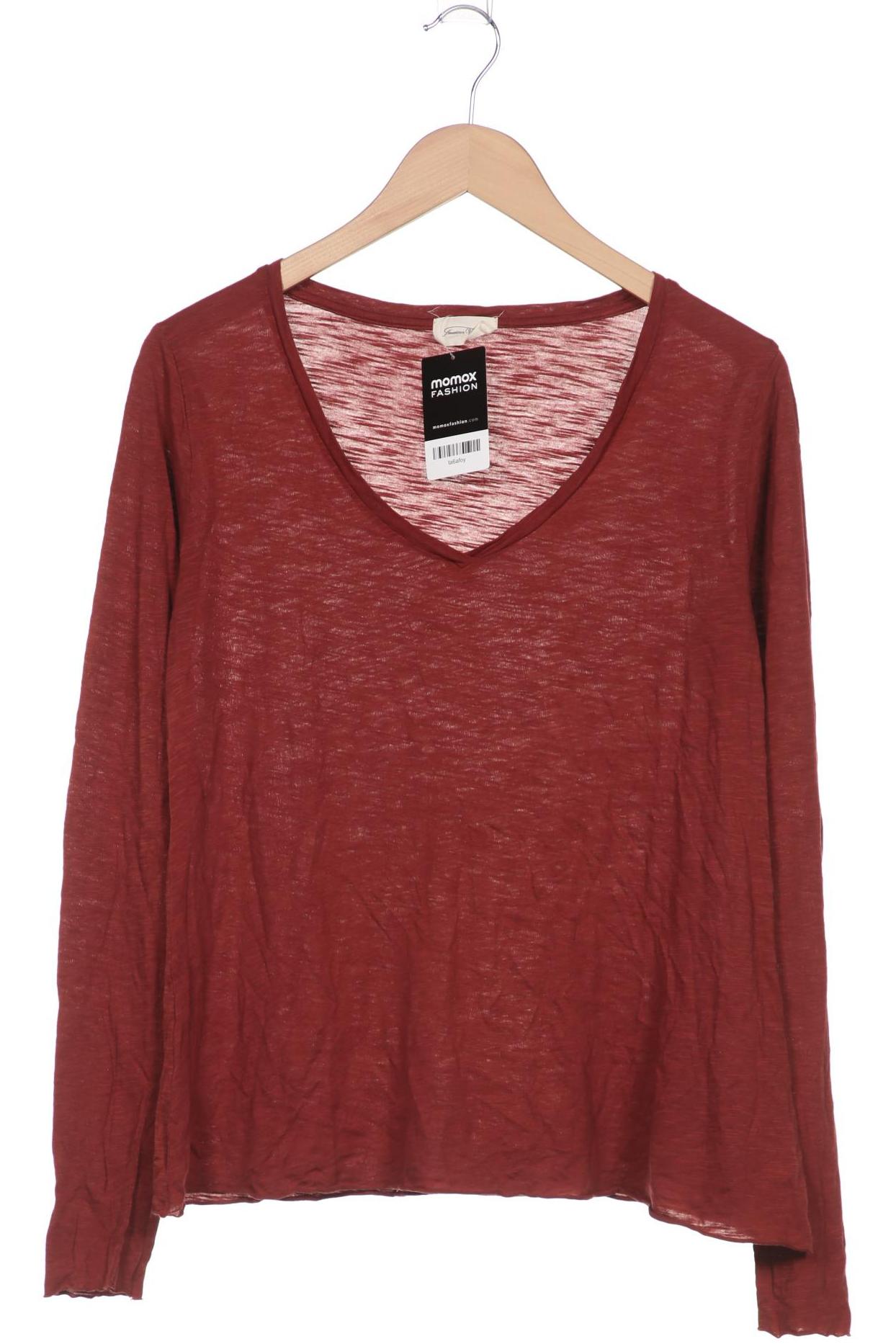 

American Vintage Damen Langarmshirt, bordeaux, Gr. 36