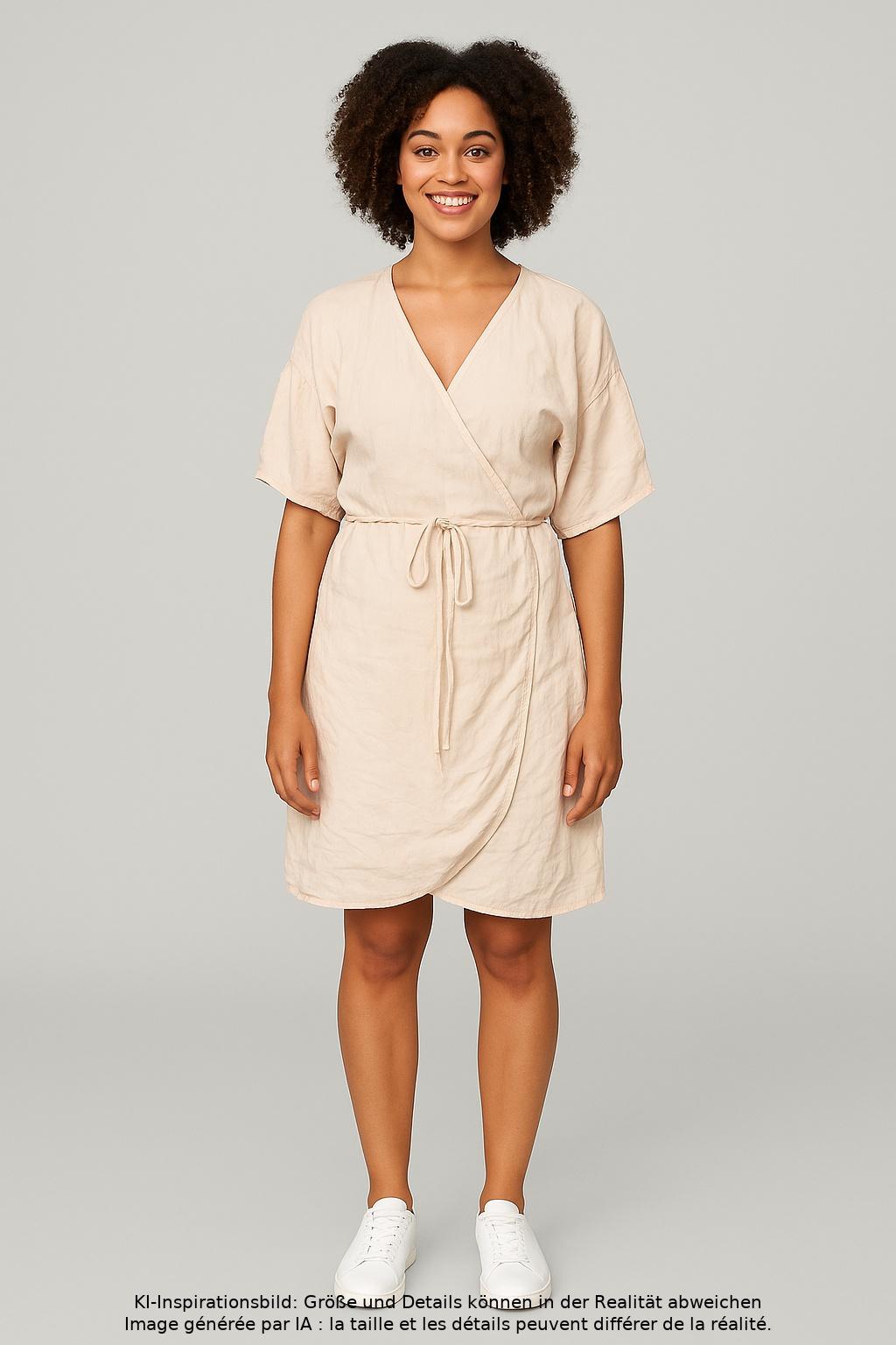 

American Vintage Damen Kleid, beige, Gr. 34