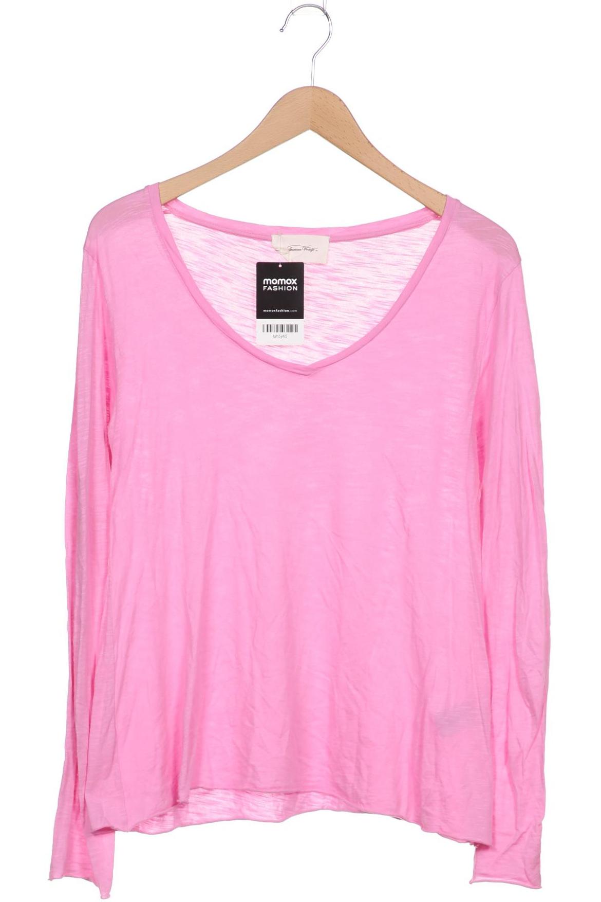 

American Vintage Damen Langarmshirt, pink