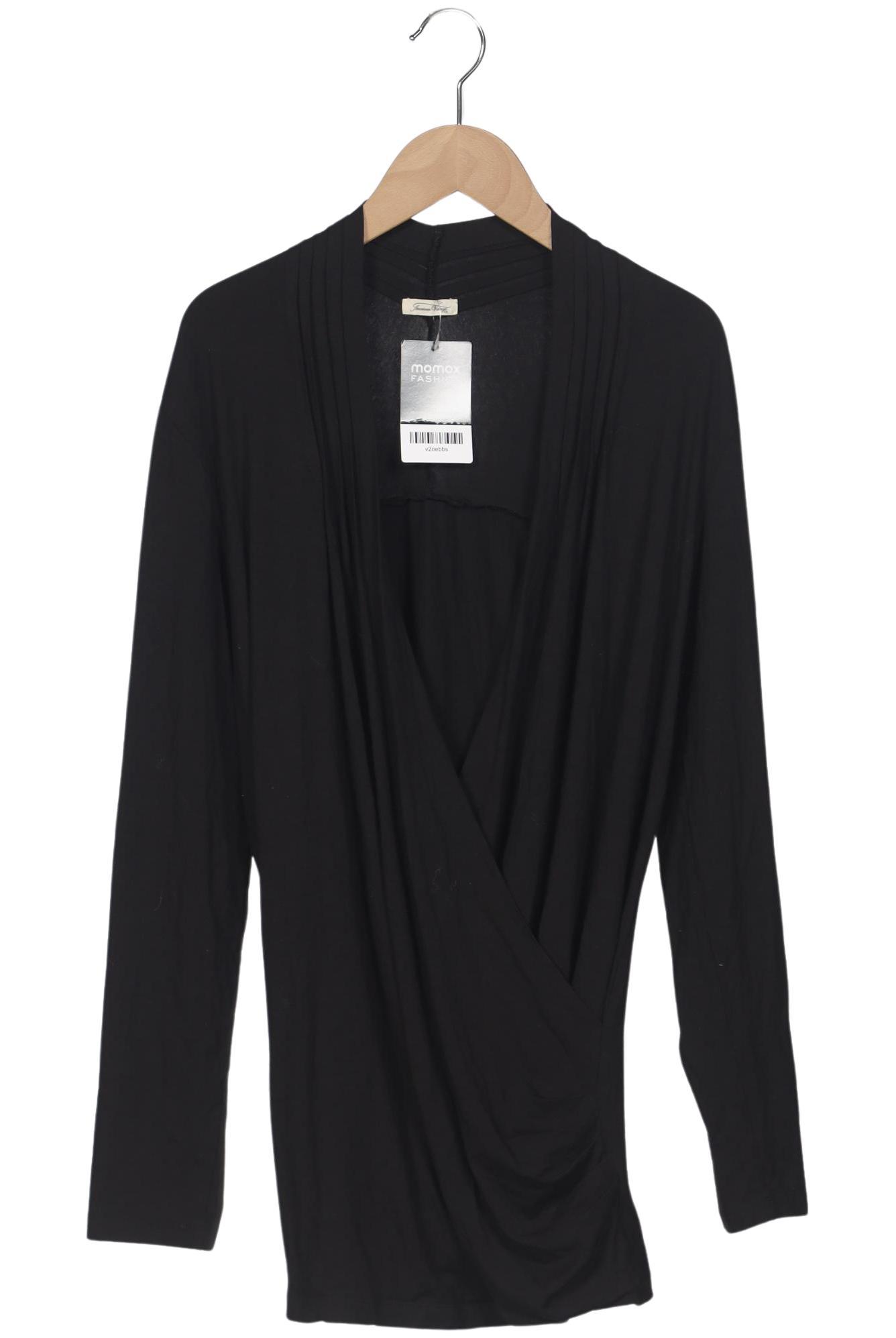 

American Vintage Damen Langarmshirt, schwarz, Gr. 38