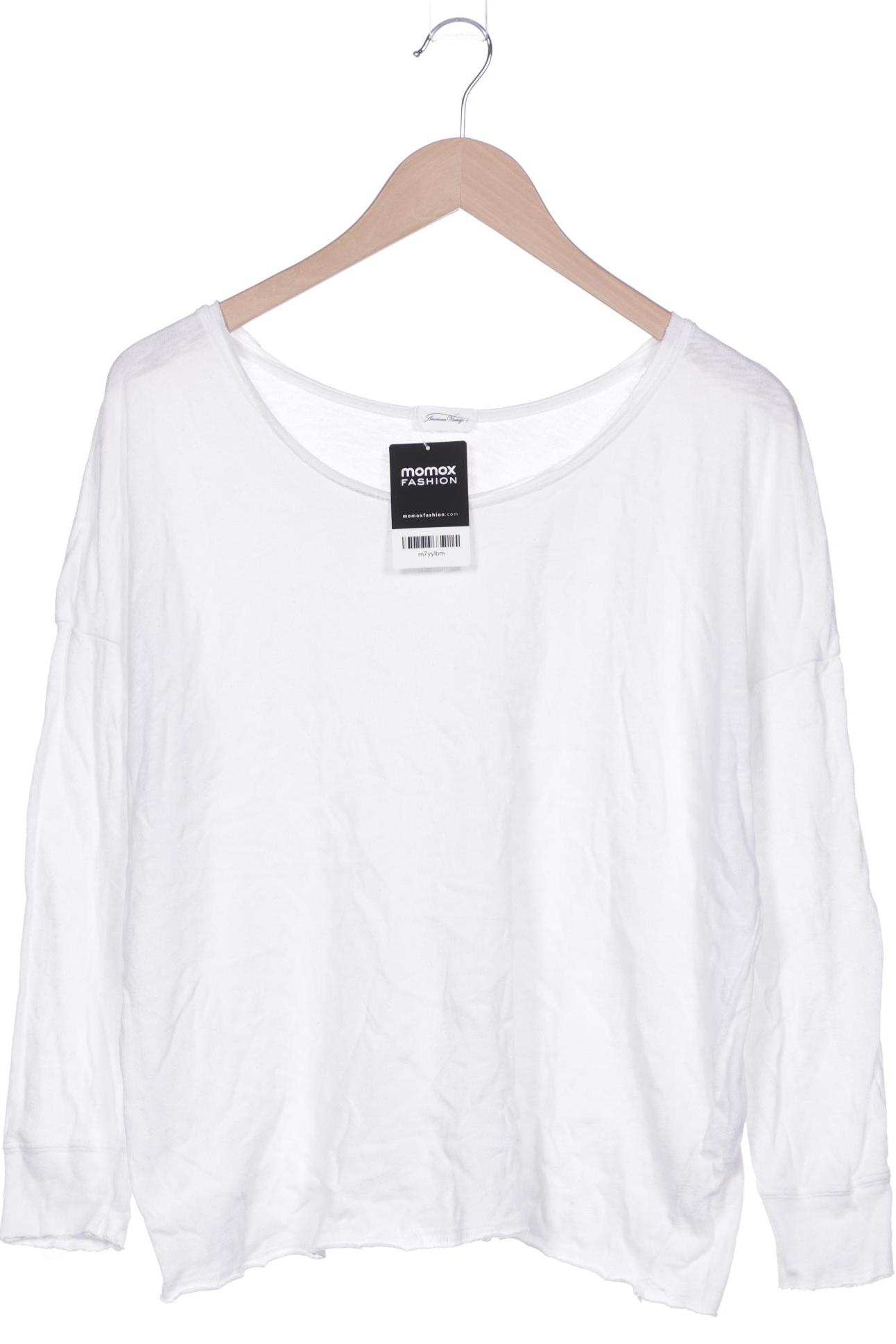 

American Vintage Damen Langarmshirt, weiß, Gr. 42