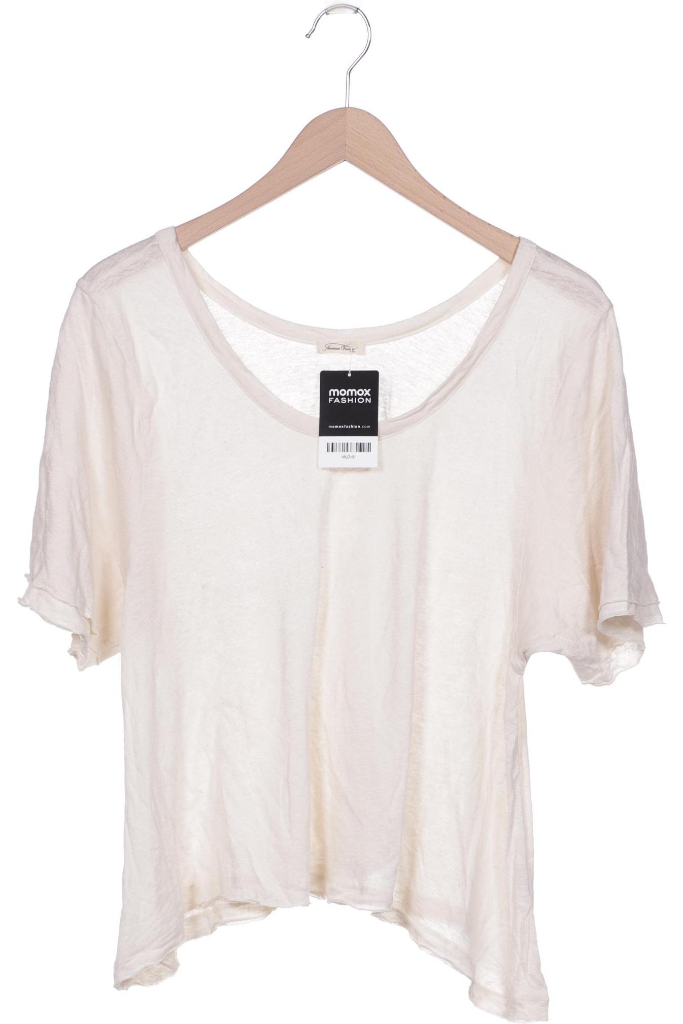 

American Vintage Damen T-Shirt, cremeweiß