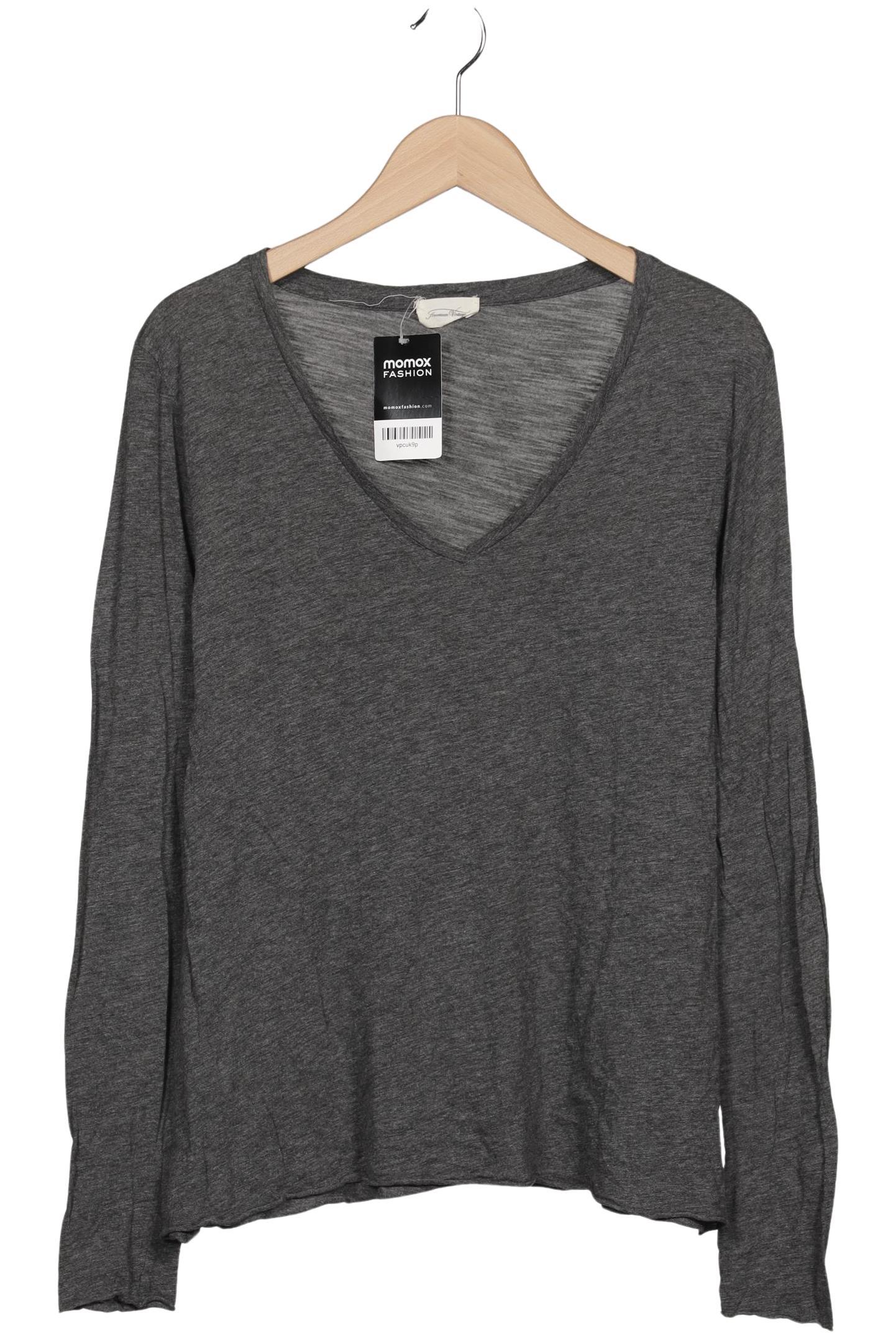 

American Vintage Damen Langarmshirt, grau, Gr. 38