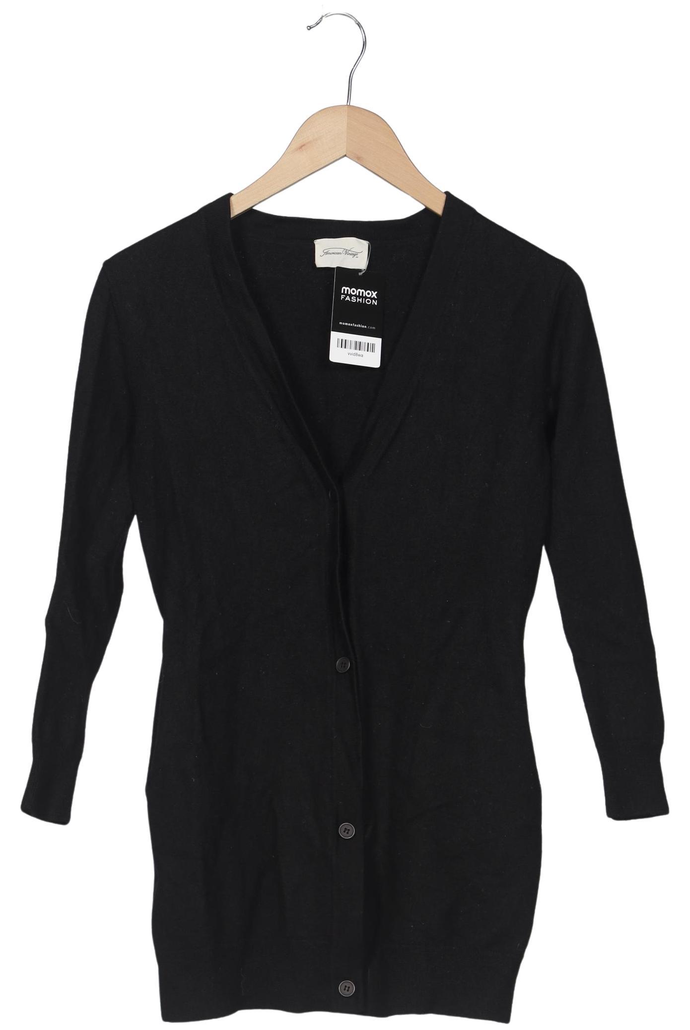 

American Vintage Damen Strickjacke, schwarz, Gr. 34