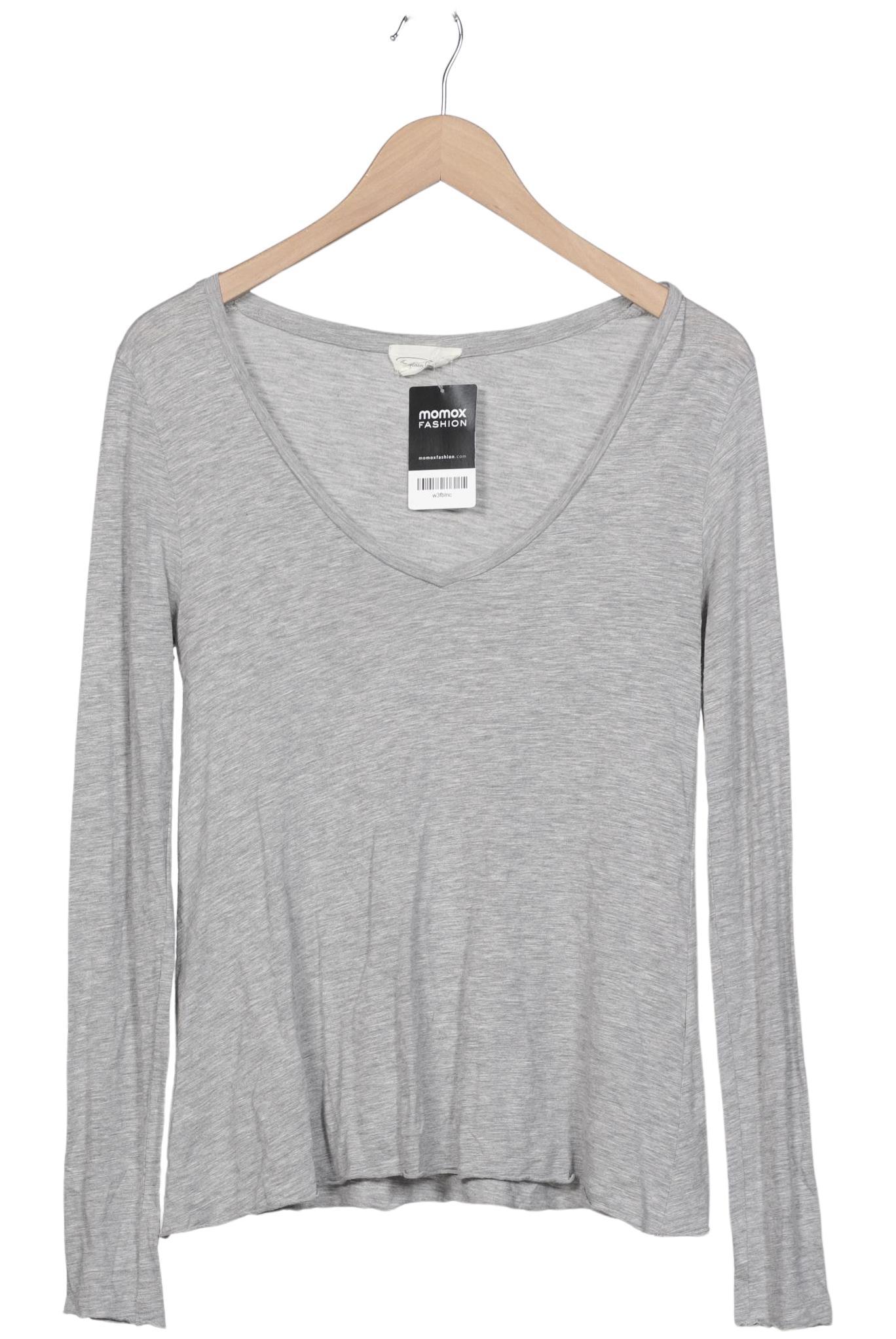 

American Vintage Damen Langarmshirt, grau, Gr. 36