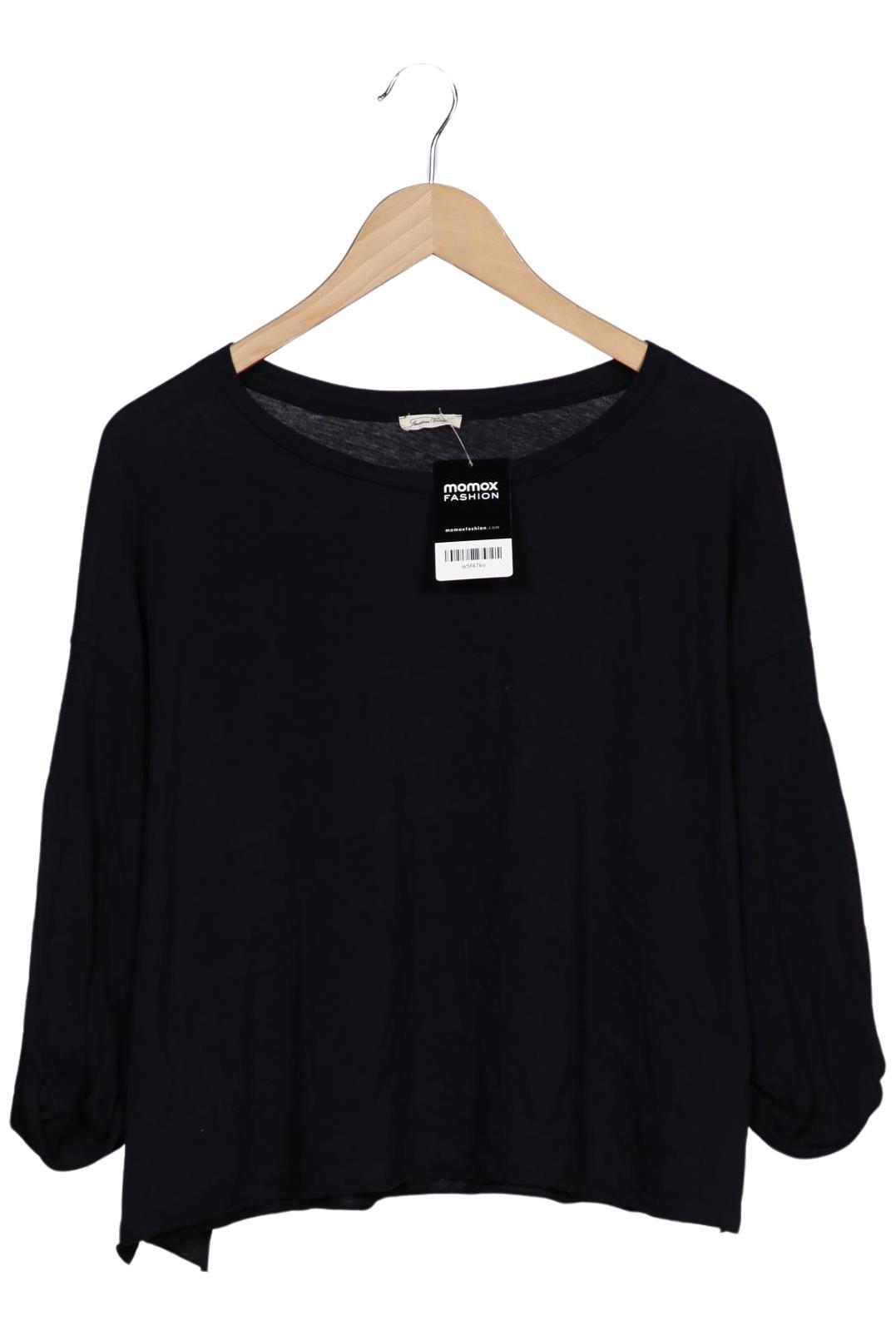 

American Vintage Damen Langarmshirt, marineblau, Gr. 34