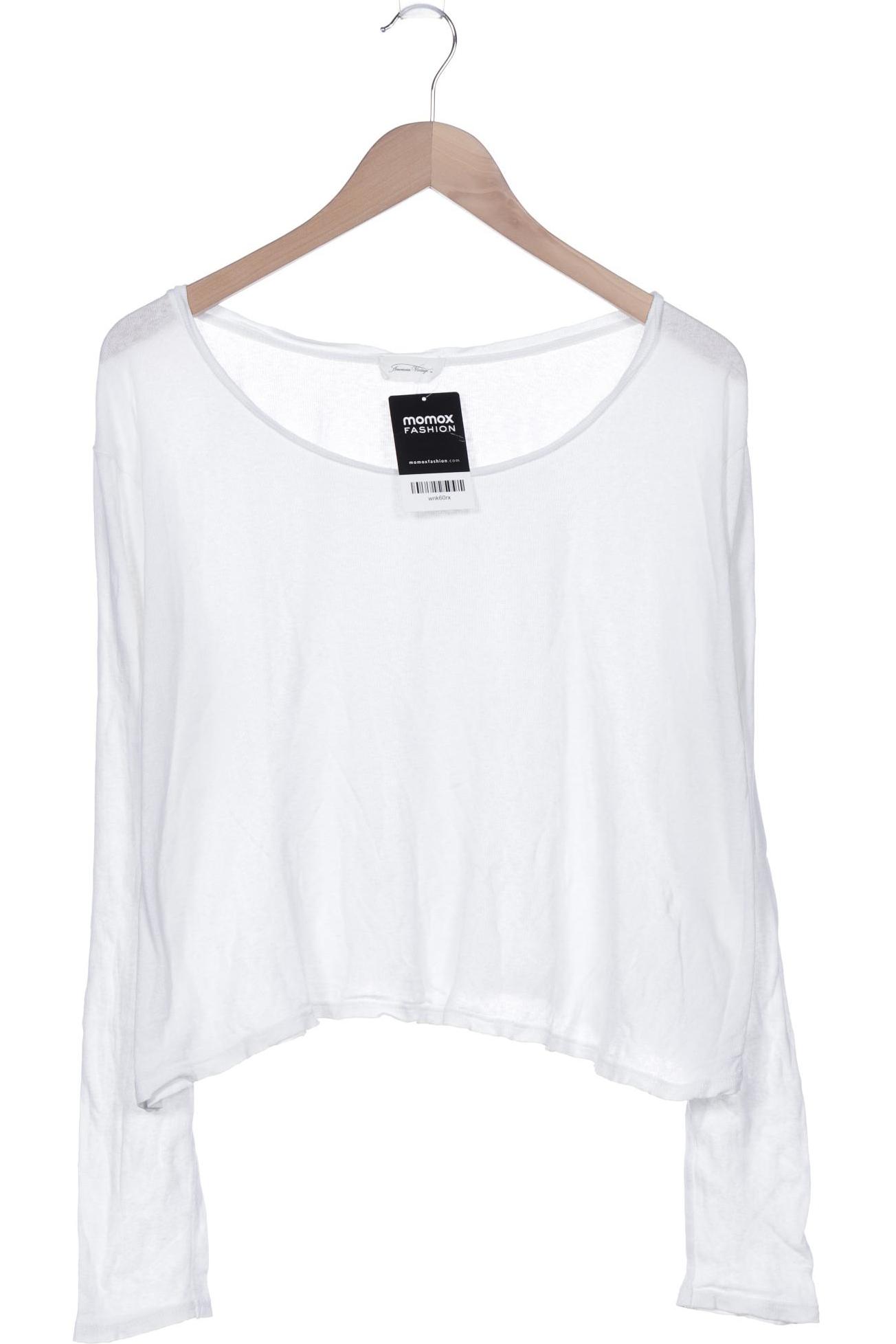 

American Vintage Damen Langarmshirt, weiß, Gr. 42