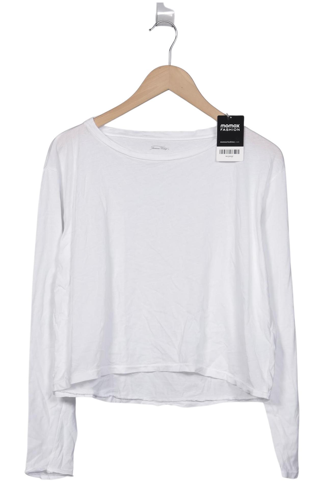 

American Vintage Damen Langarmshirt, weiß, Gr. 42