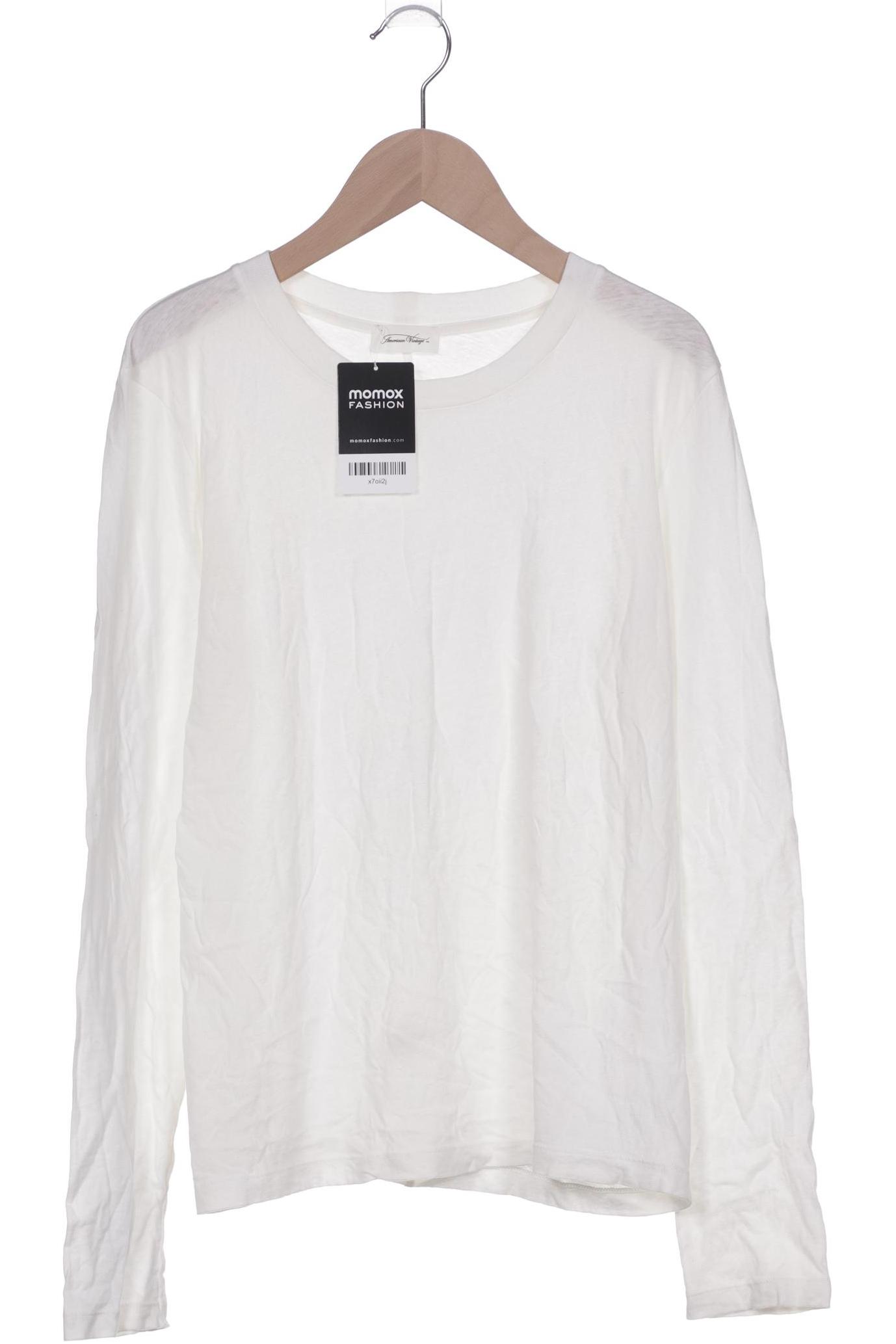 

American Vintage Damen Langarmshirt, cremeweiß, Gr. 42