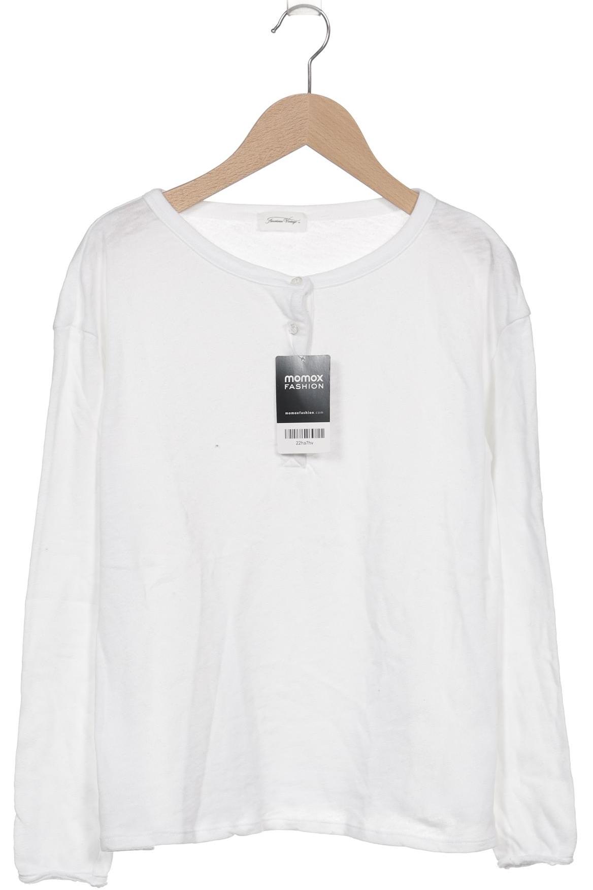 

American Vintage Damen Langarmshirt, weiß, Gr. 44