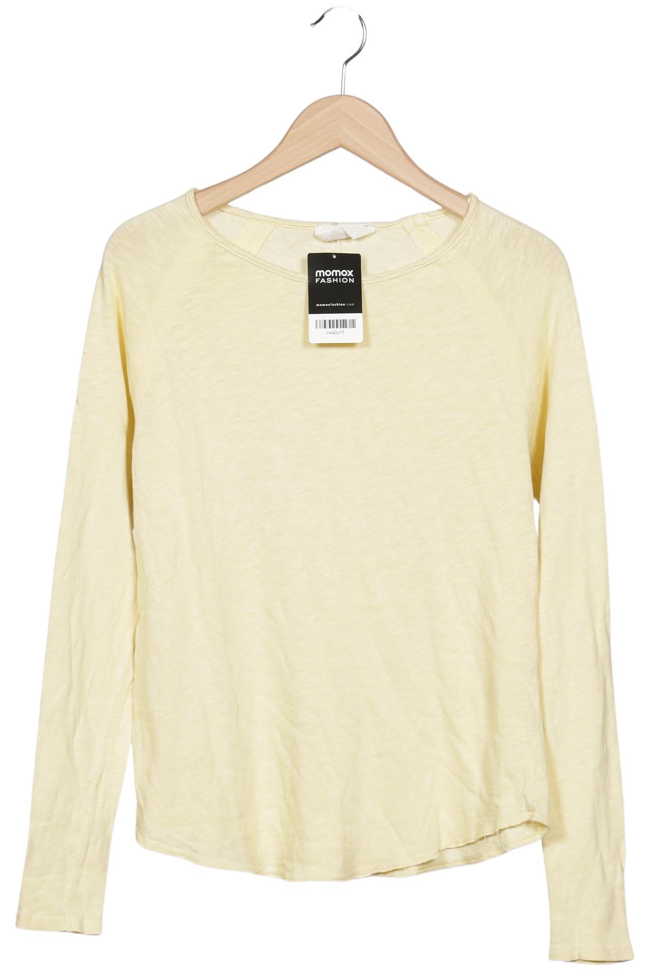 

American Vintage Damen Langarmshirt, gelb, Gr. 38