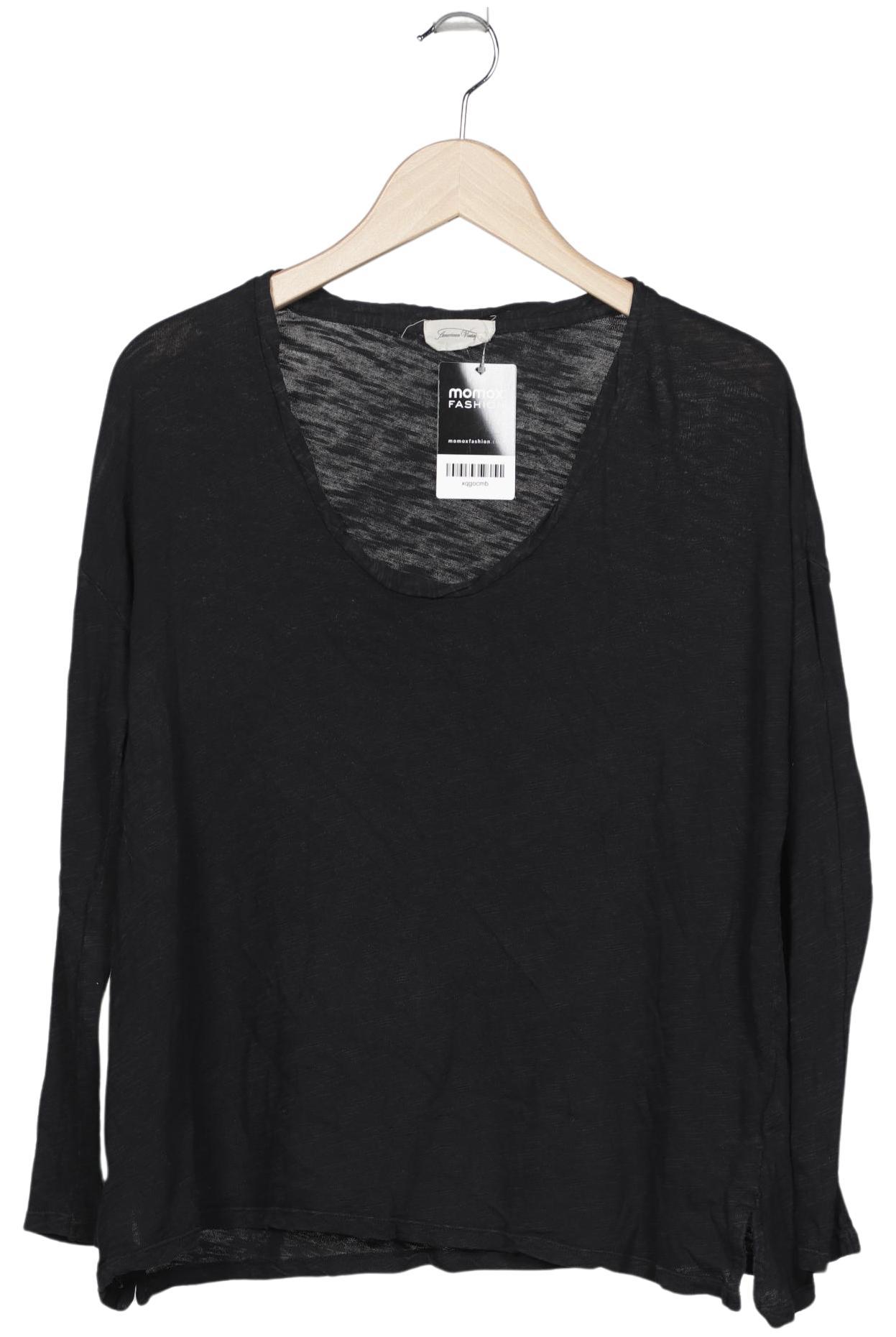 

American Vintage Damen Langarmshirt, schwarz, Gr. 36