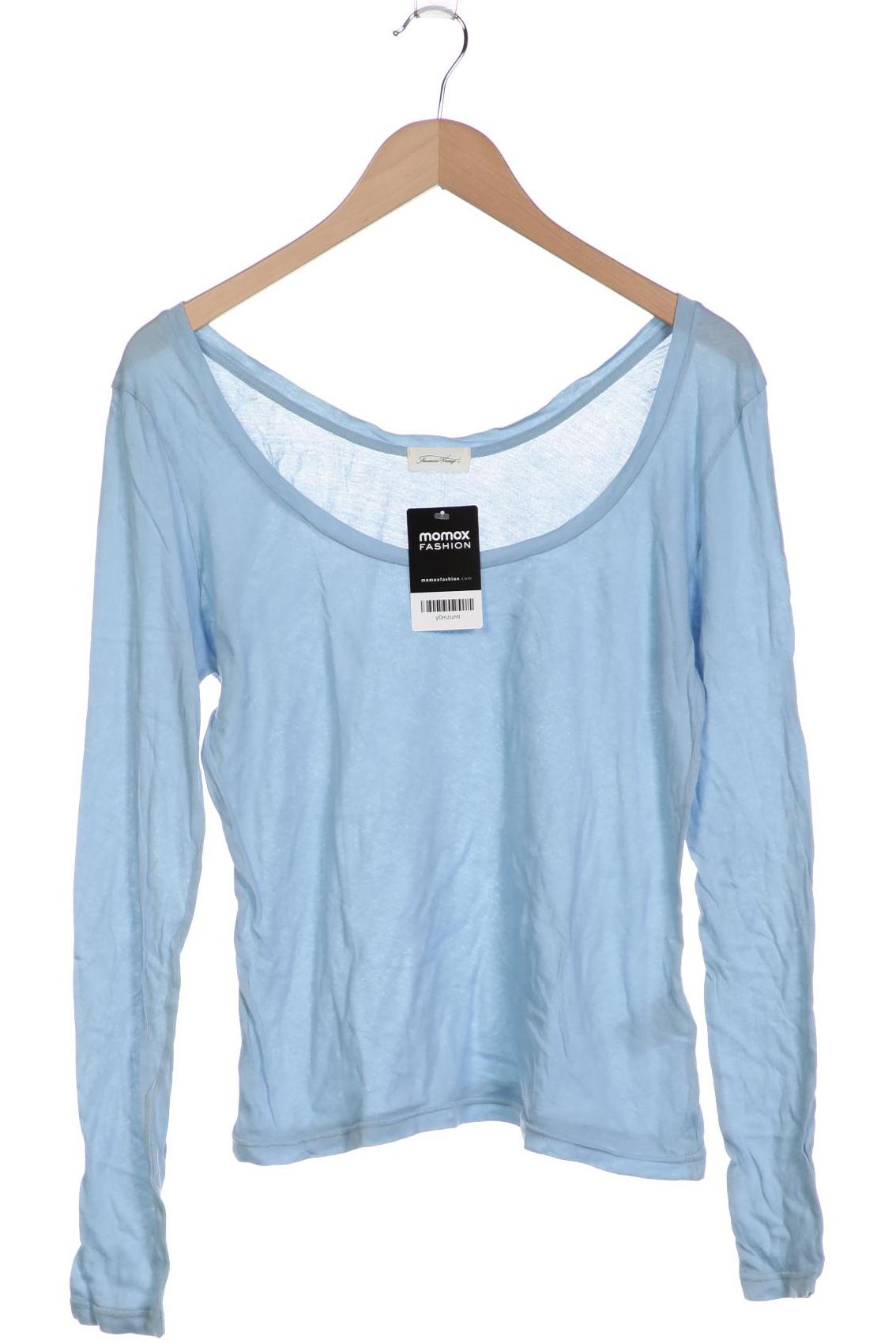 

American Vintage Damen Langarmshirt, blau, Gr. 36