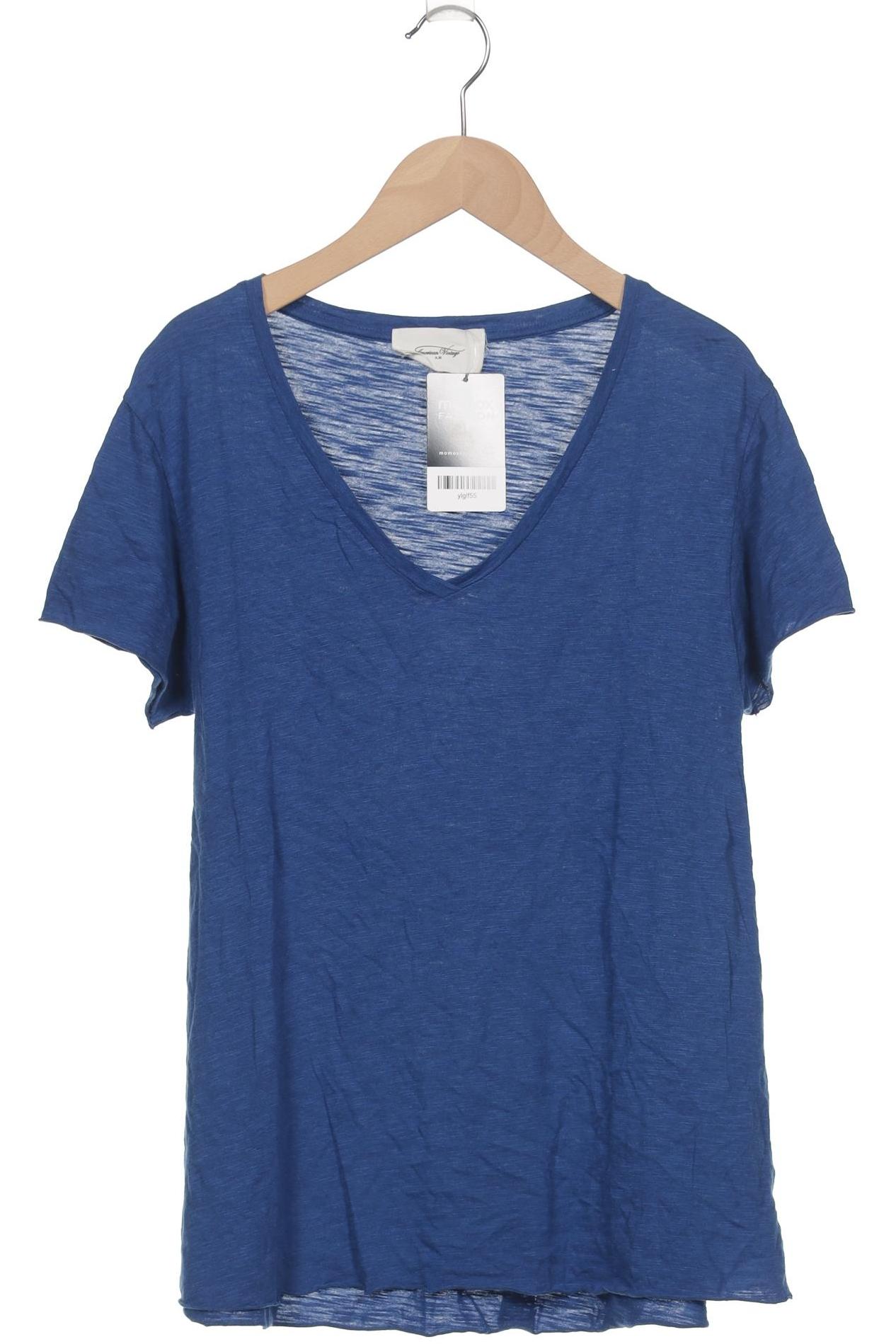 

American Vintage Damen T-Shirt, blau, Gr. 38
