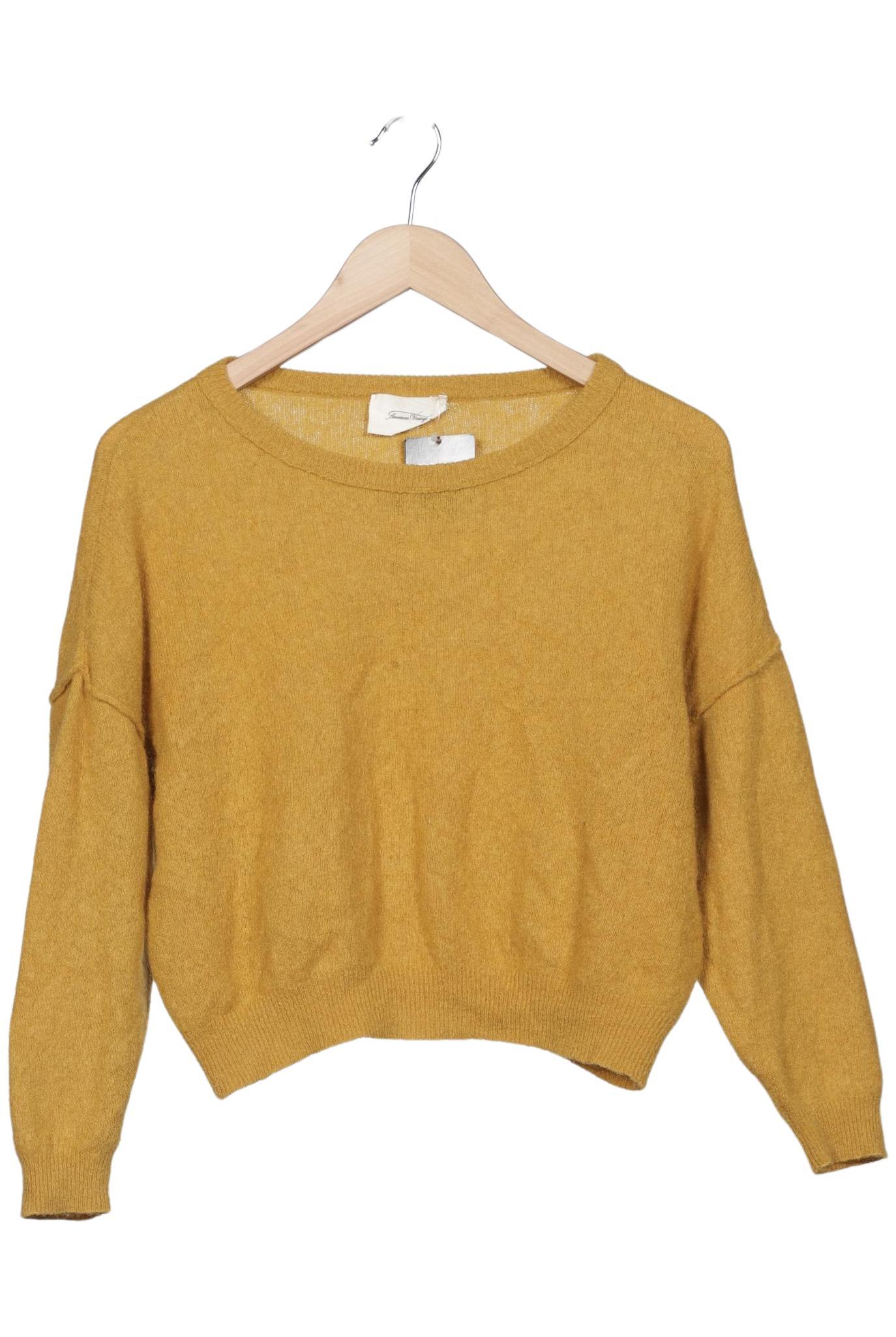 

American Vintage Damen Pullover, gelb, Gr. 34