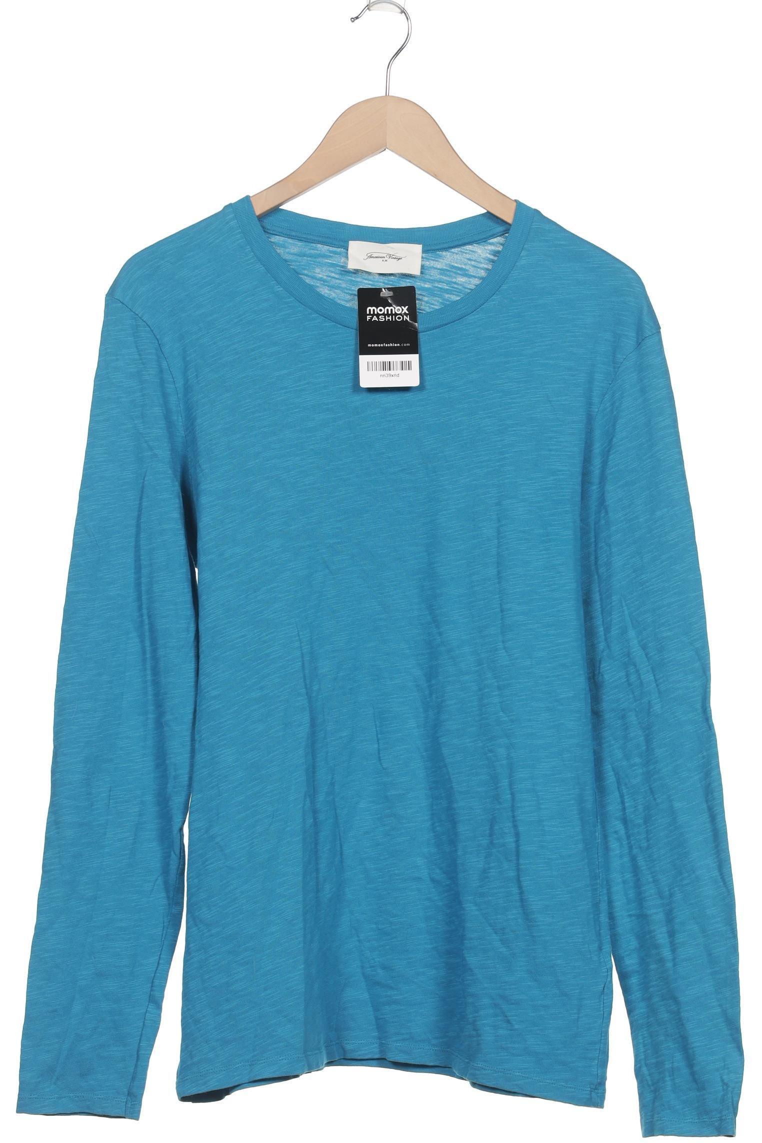 

American Vintage Damen Langarmshirt, blau, Gr. 42