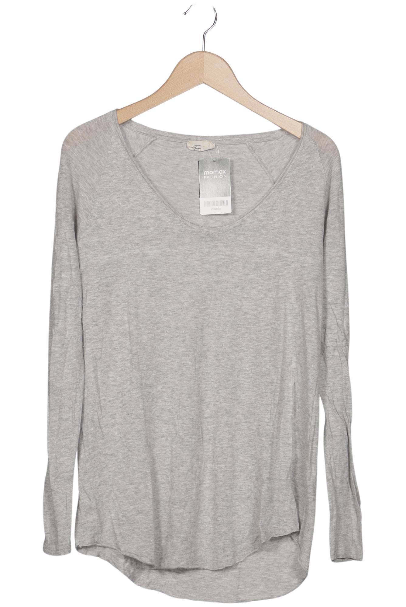 

American Vintage Damen Langarmshirt, grau, Gr. 38