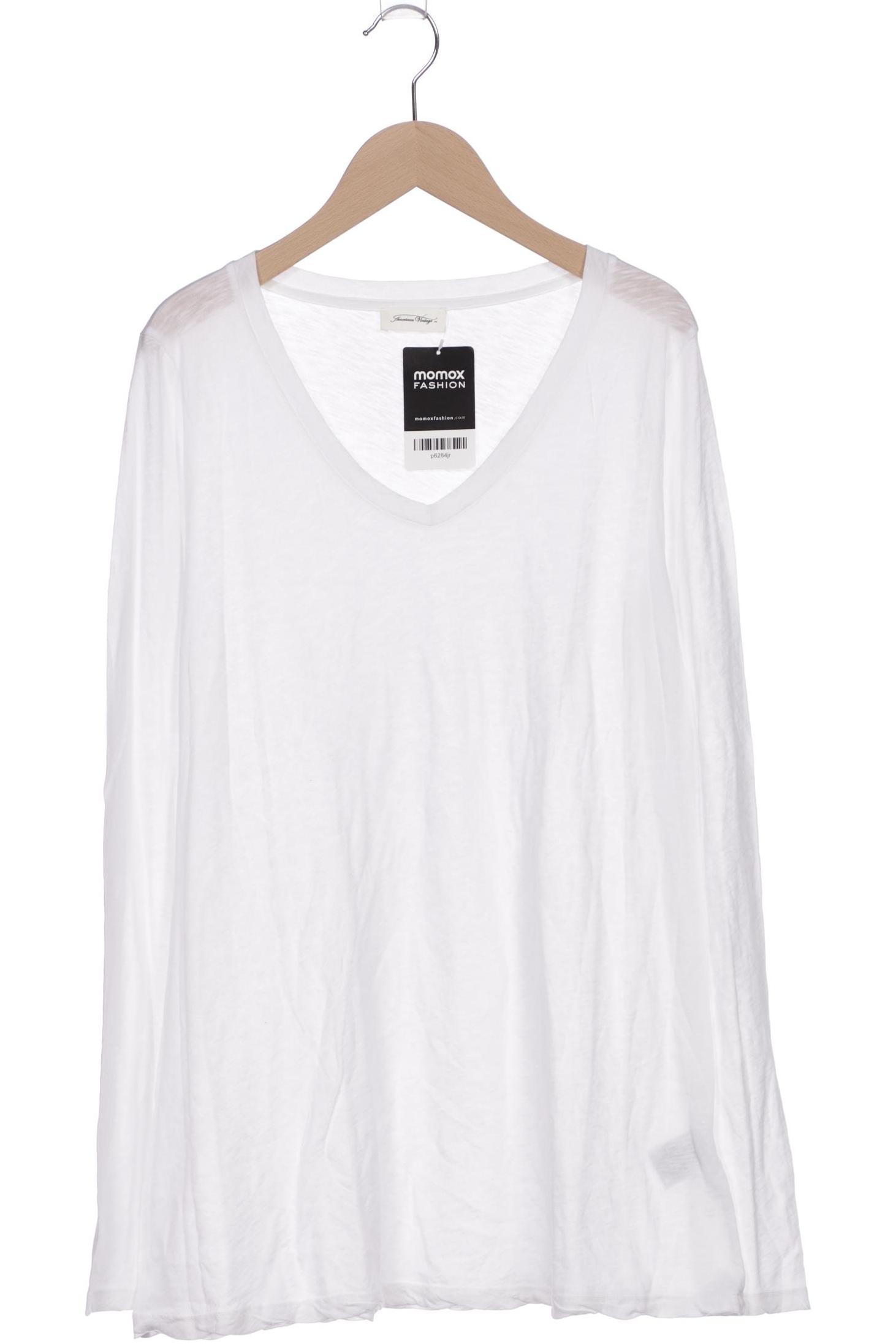 

American Vintage Damen Langarmshirt, weiß, Gr. 36