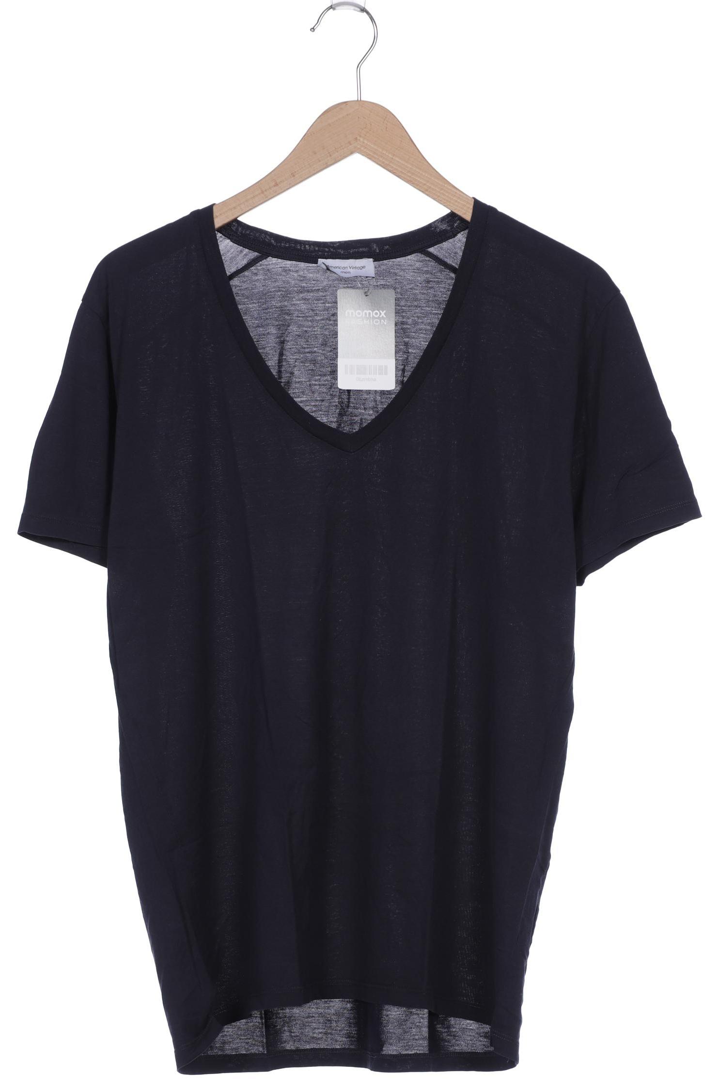 

American Vintage Herren T-Shirt, marineblau