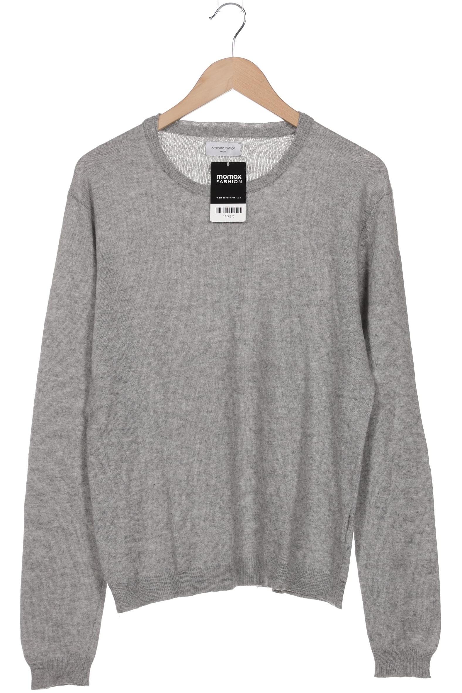 

American Vintage Herren Pullover, grau, Gr. 52