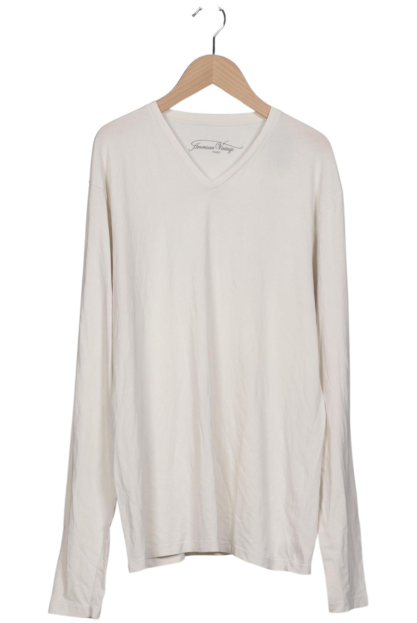 Thumbnail - American Vintage Herren Langarmshirt, cremeweiß, Gr. 52