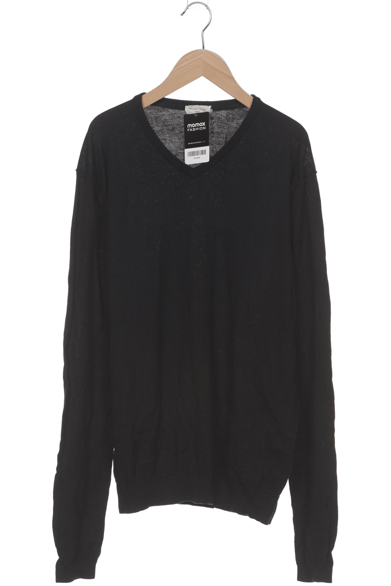 

American Vintage Herren Pullover, schwarz, Gr. 52