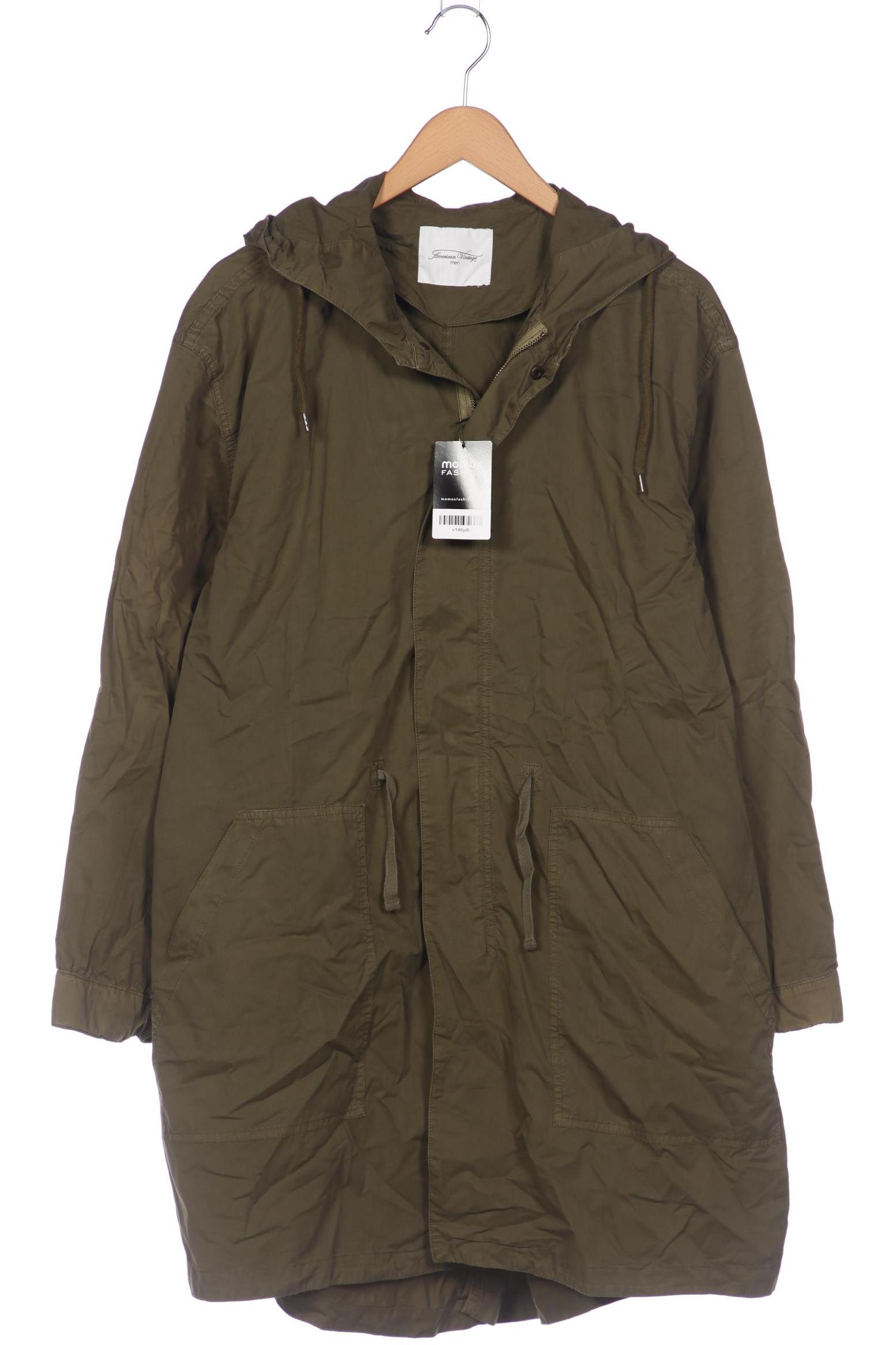 

American Vintage Herren Mantel, grün, Gr. 52
