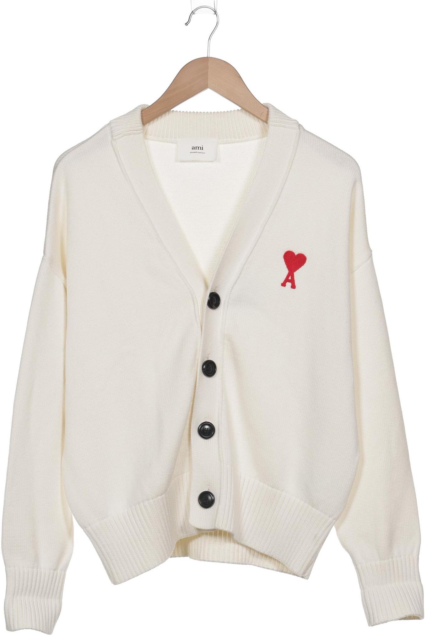 

Ami Damen Strickjacke, weiß, Gr. 38