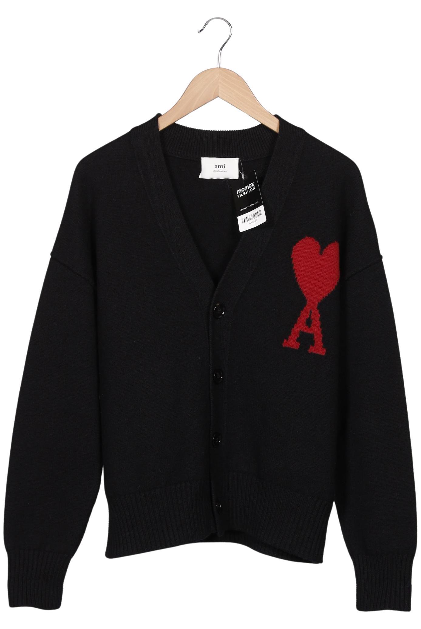 

Ami Damen Strickjacke, schwarz, Gr. 36