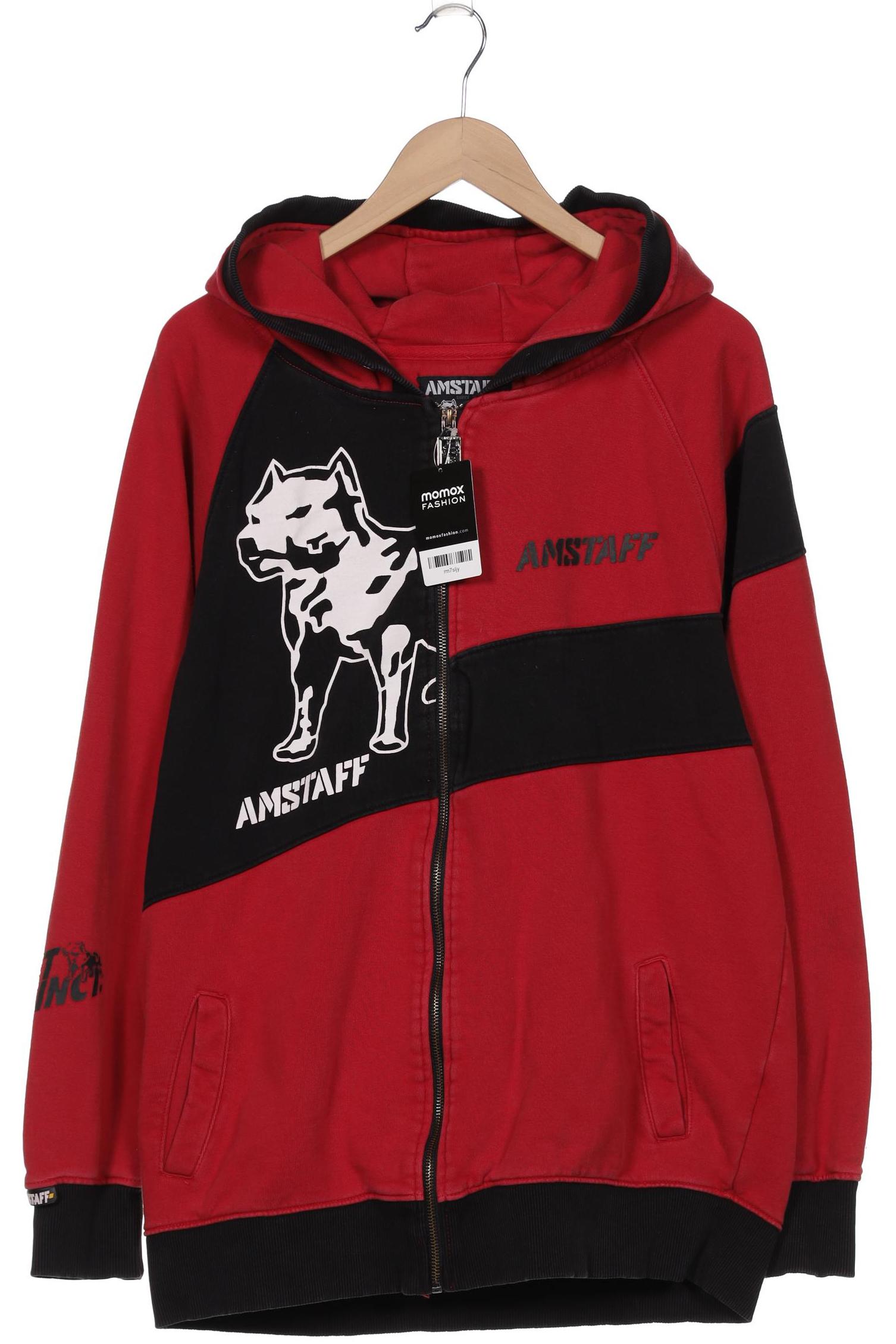 

Amstaff Herren Kapuzenpullover, rot, Gr. 56