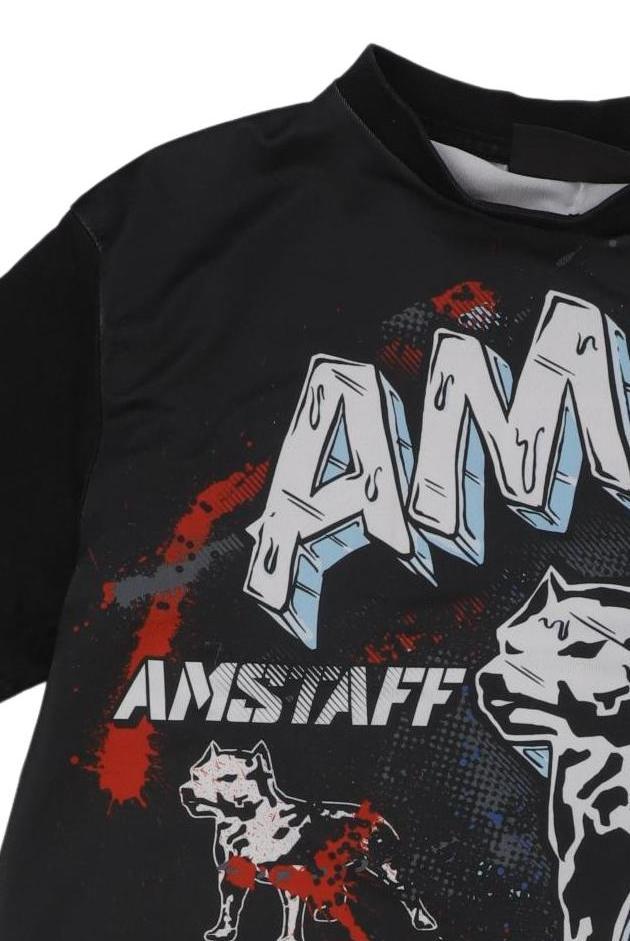 Thumbnail - Amstaff Jungen T-Shirt, schwarz, Gr. 146