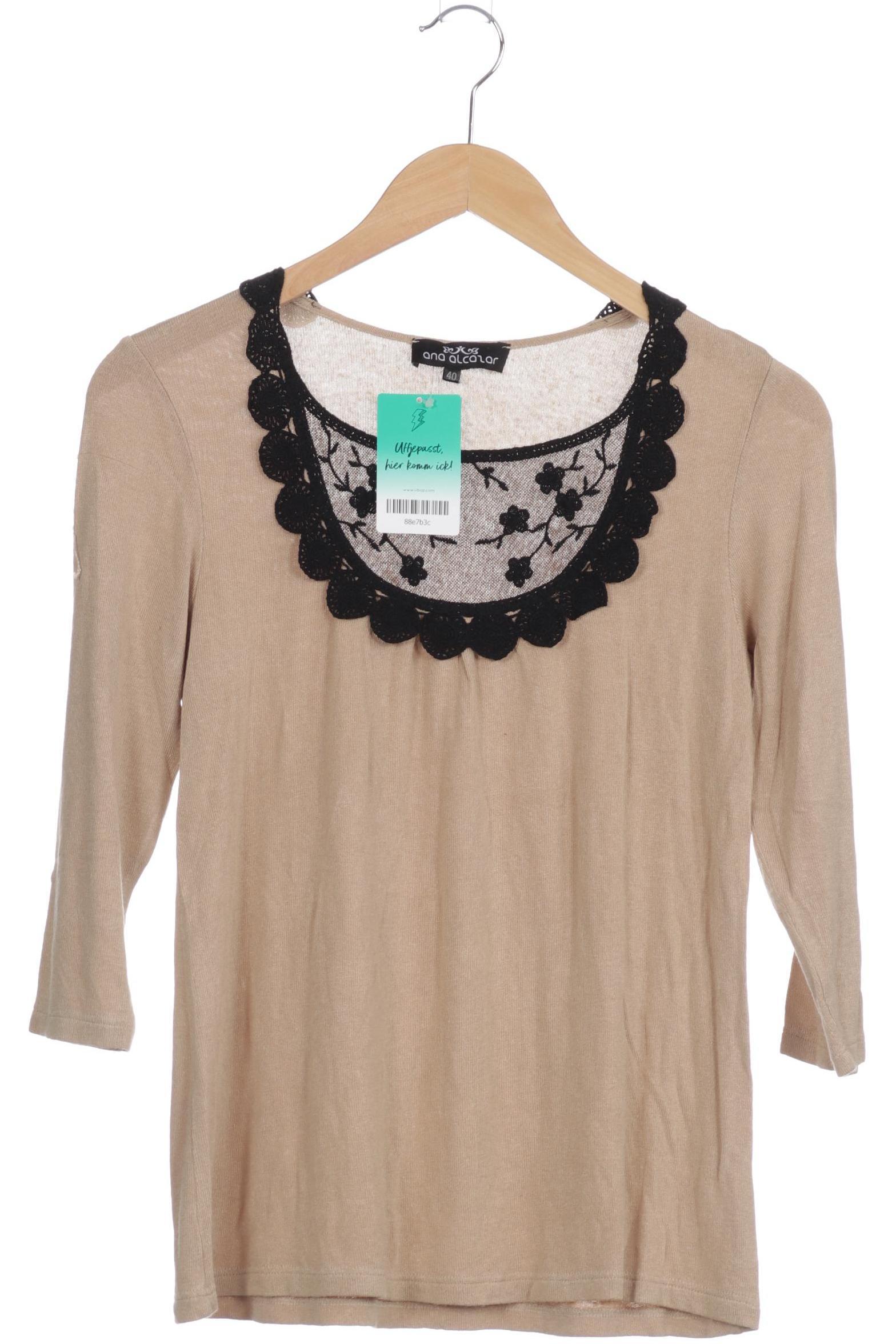 

Ana Alcazar Damen Langarmshirt, beige, Gr. 40