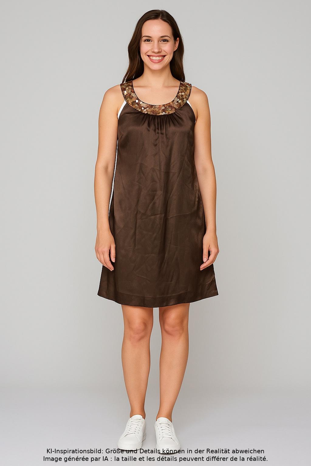 

Ana Alcazar Damen Kleid, braun, Gr. 38