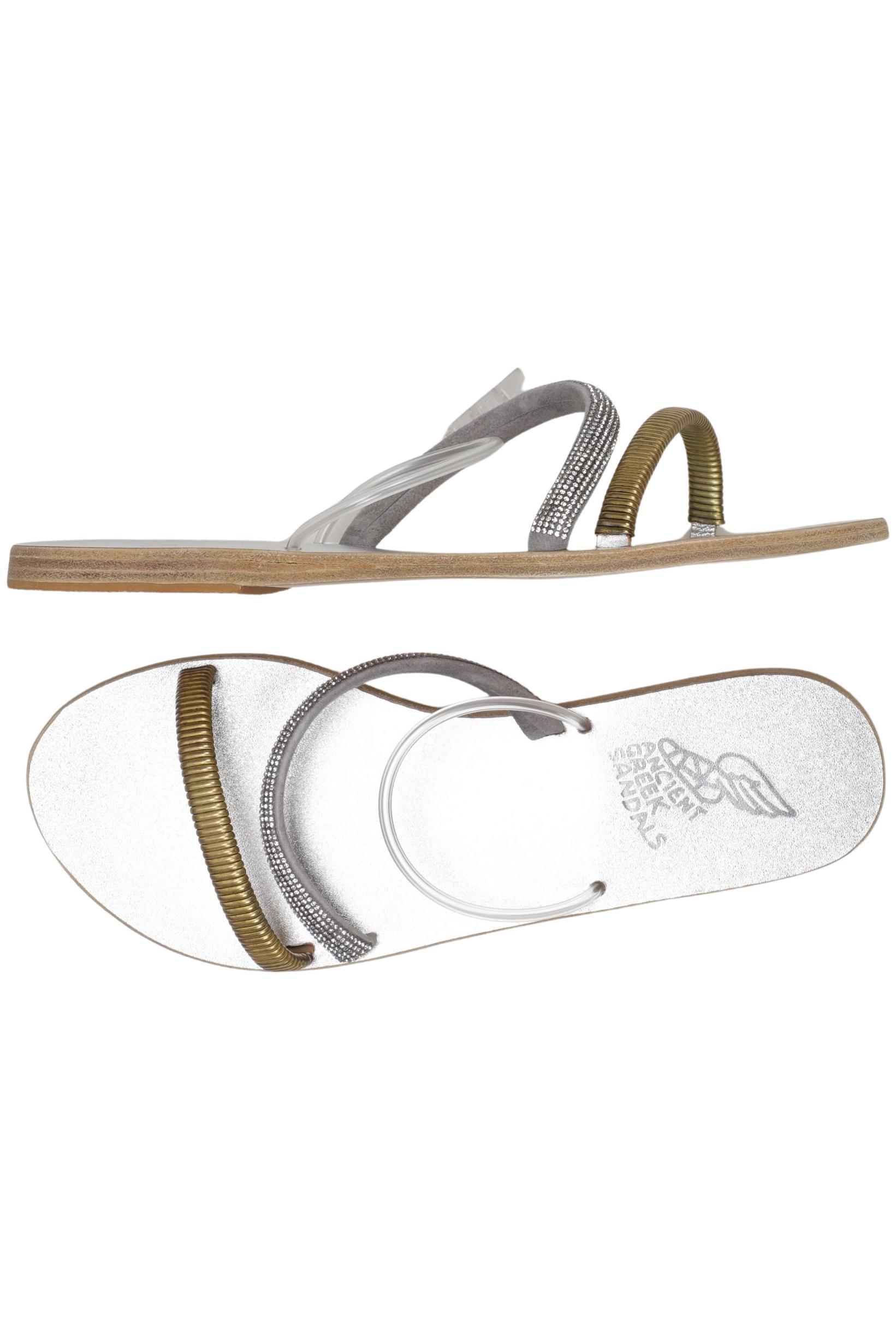 

Ancient Greek Sandals Damen Sandale, silber, Gr. 40