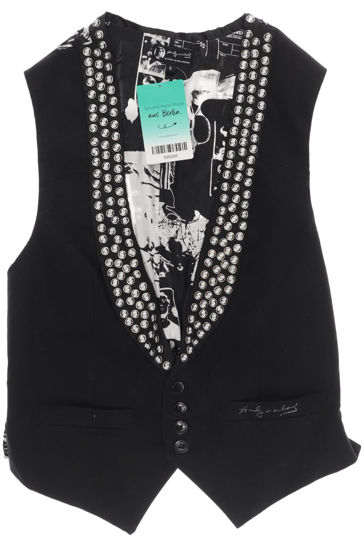 Thumbnail - Andy Warhol by Pepe Jeans Damen Weste, schwarz, Gr.