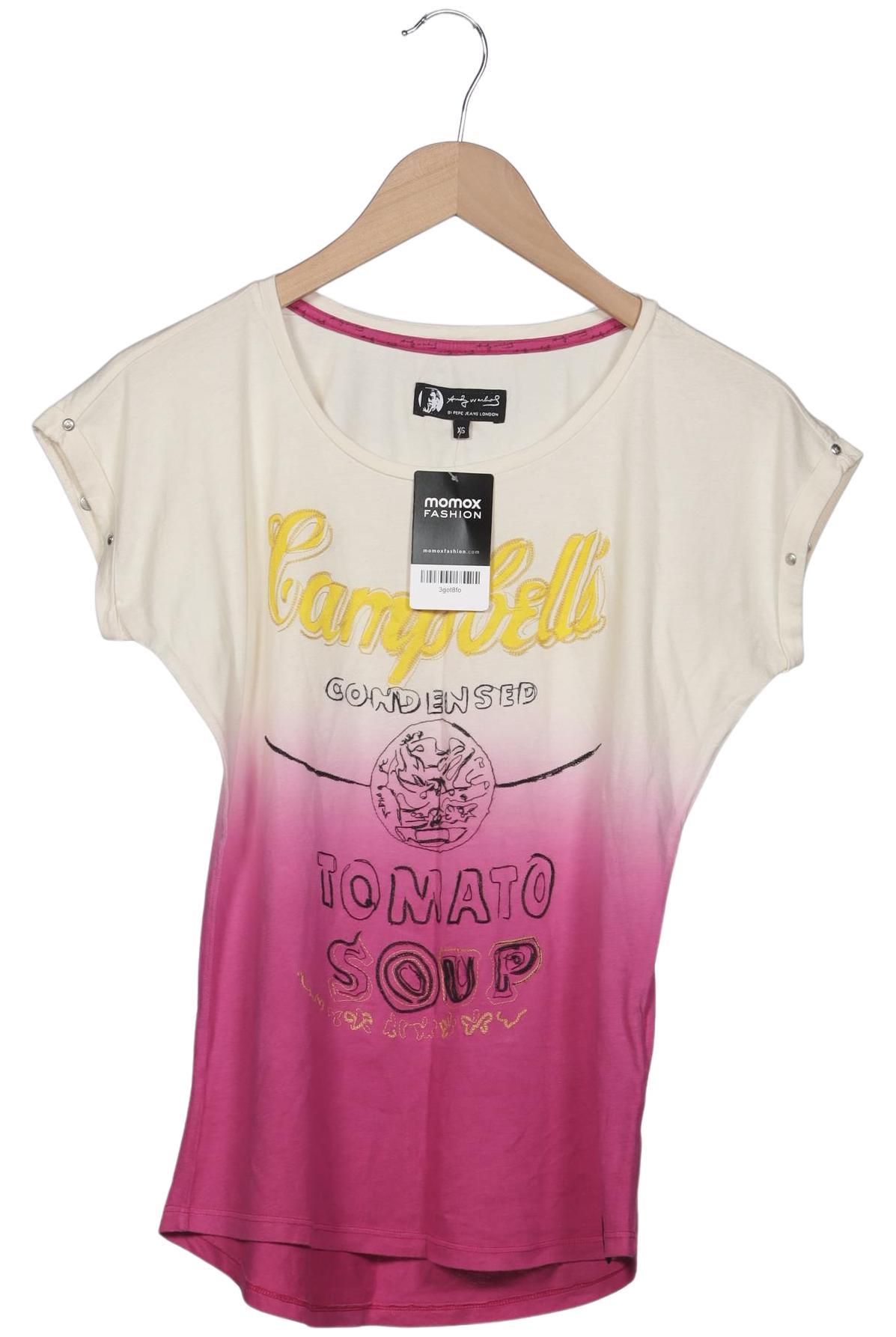 

Andy Warhol by Pepe Jeans Damen T-Shirt, pink, Gr. 34