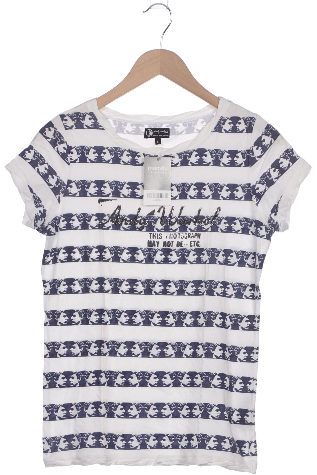 

Andy Warhol by Pepe Jeans Damen T-Shirt, weiß, Gr. 42
