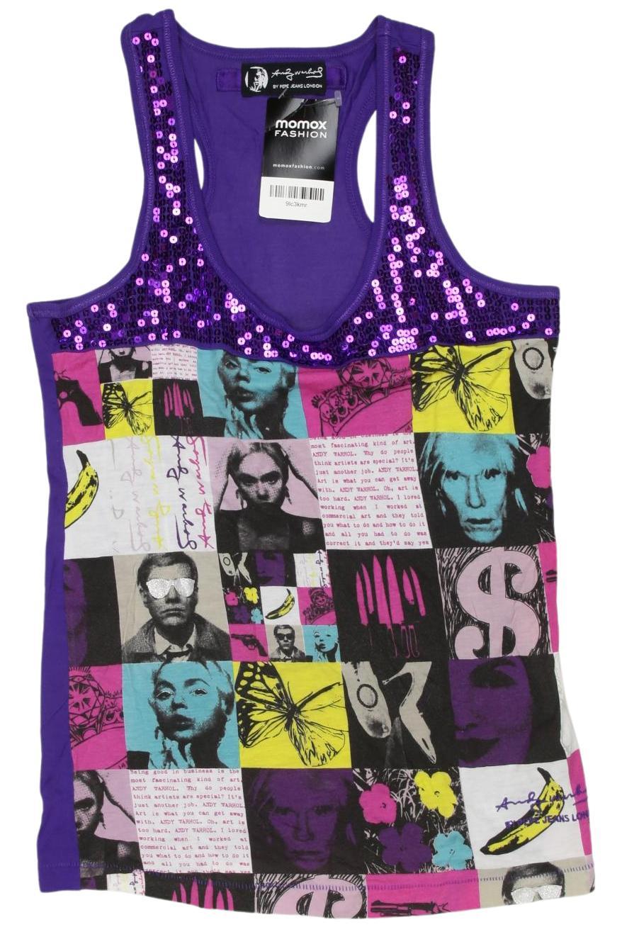 

Andy Warhol by Pepe Jeans Damen Top, flieder, Gr. 34