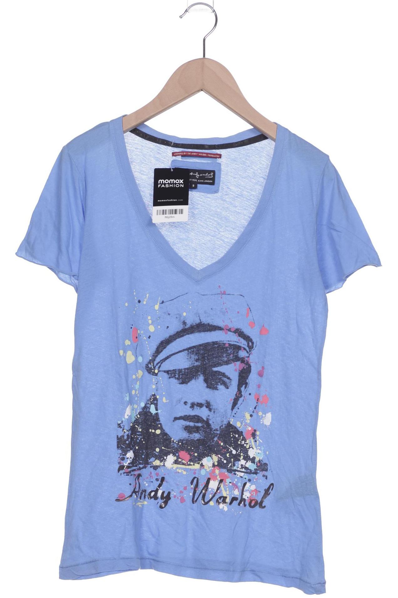 

Andy Warhol by Pepe Jeans Damen T-Shirt, blau, Gr. 36