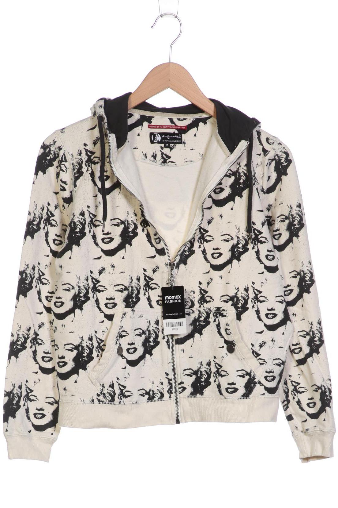 

Andy Warhol by Pepe Jeans Damen Kapuzenpullover, cremeweiß