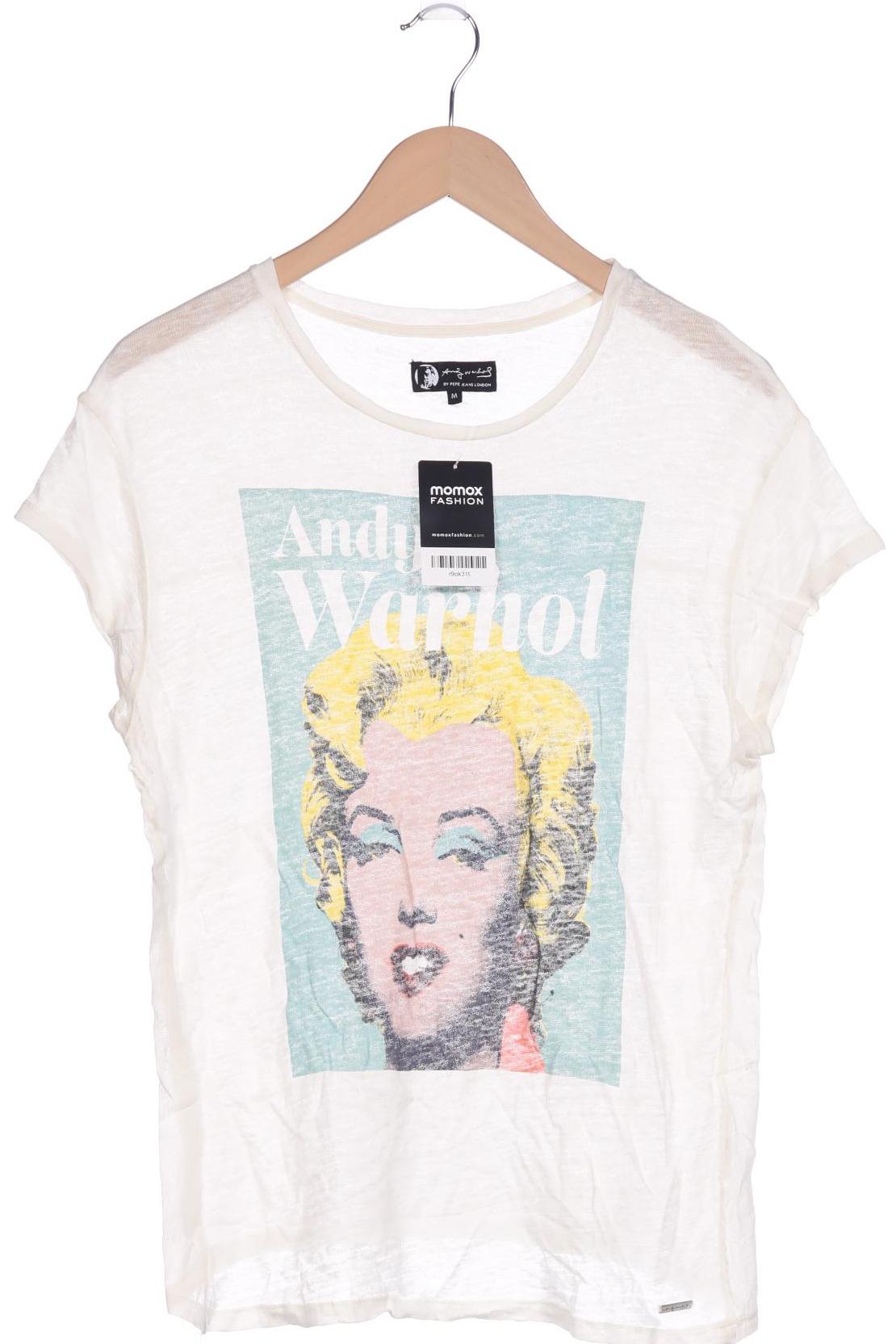 

Andy Warhol by Pepe Jeans Damen T-Shirt, cremeweiß, Gr. 38