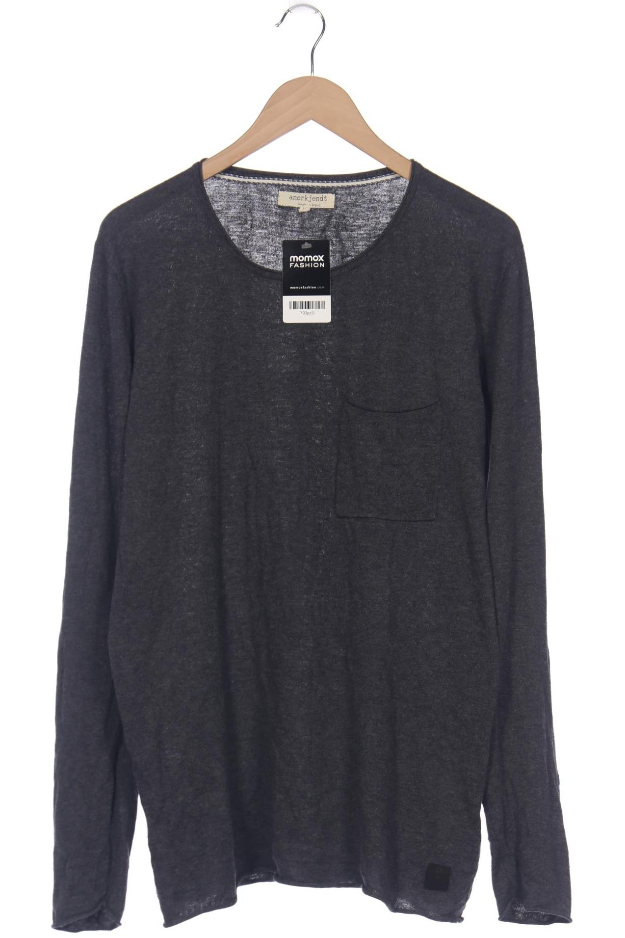 

Anerkjendt Herren Langarmshirt, grau, Gr. 54