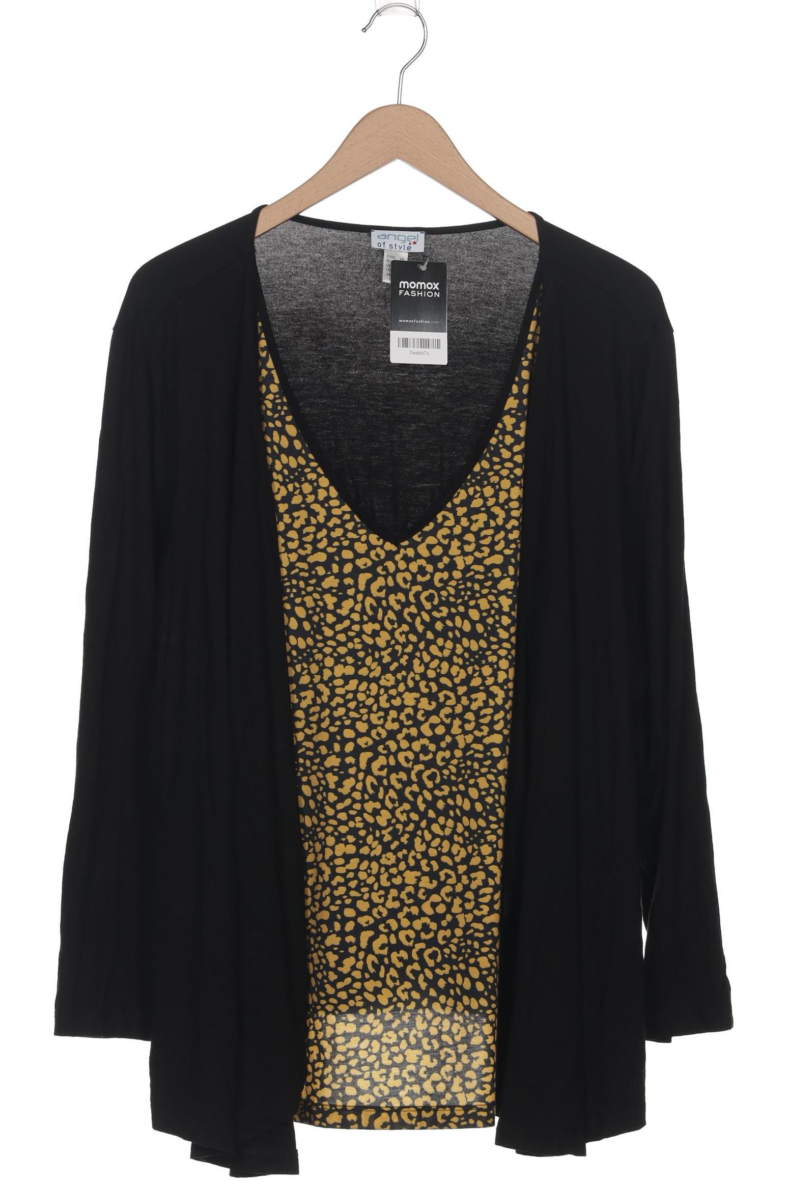 

Angel of Style Damen Langarmshirt, schwarz, Gr. 48