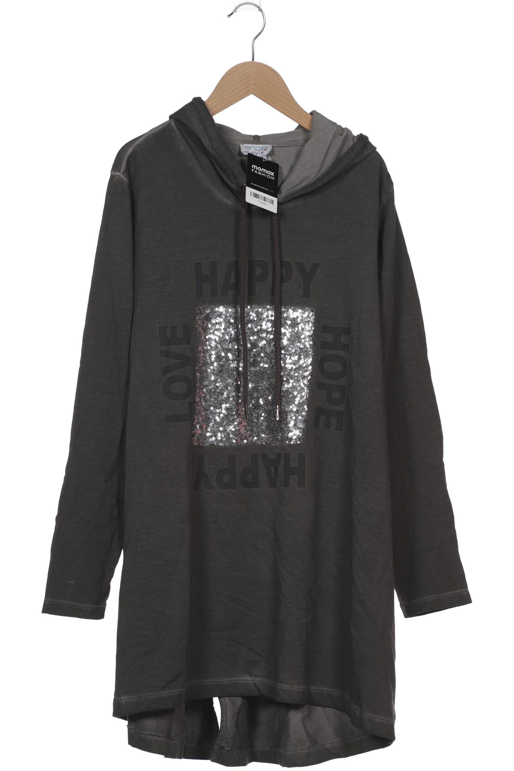 

Angel of Style Damen Kapuzenpullover, grau, Gr. 44