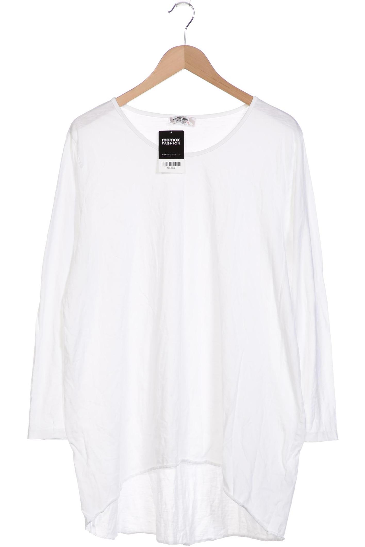 

Angel of Style Damen Langarmshirt, weiß, Gr. 48