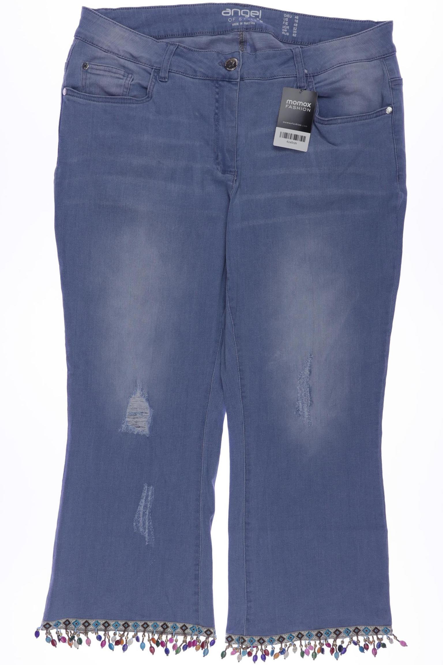 

Angel of Style Damen Jeans, hellblau, Gr. 46