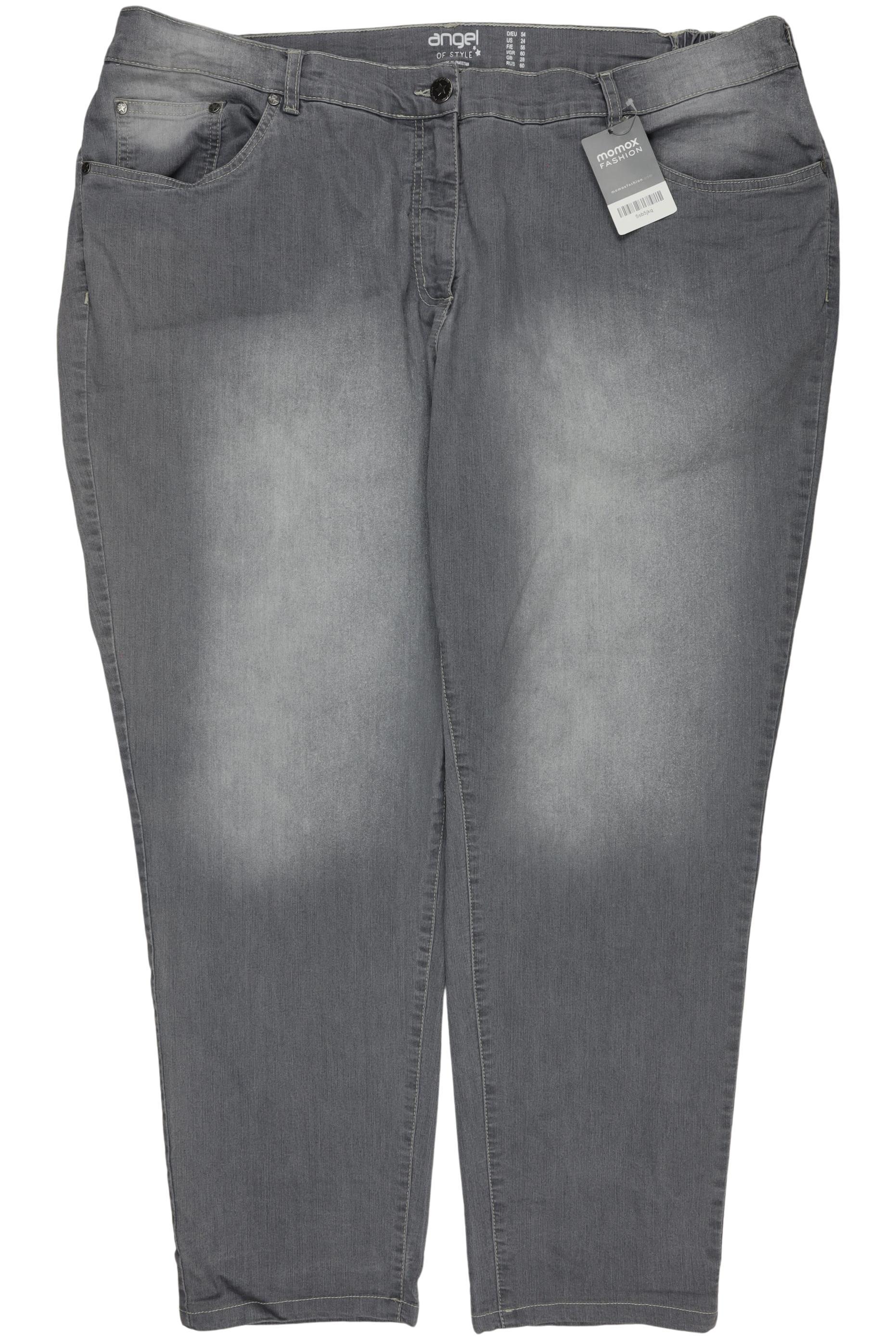 

Angel of Style Damen Jeans, grau, Gr. 54