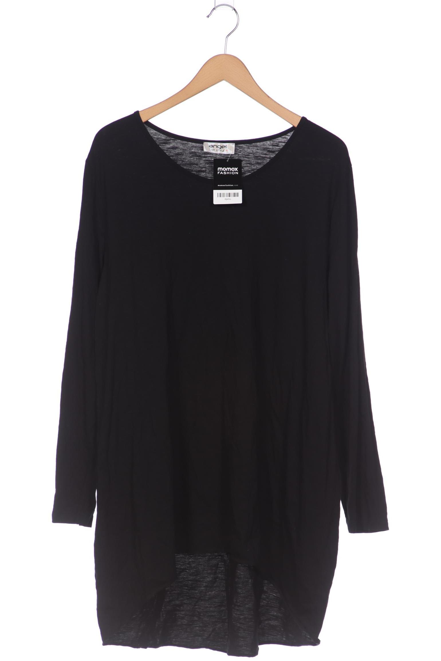 

Angel of Style Damen Langarmshirt, schwarz, Gr. 48