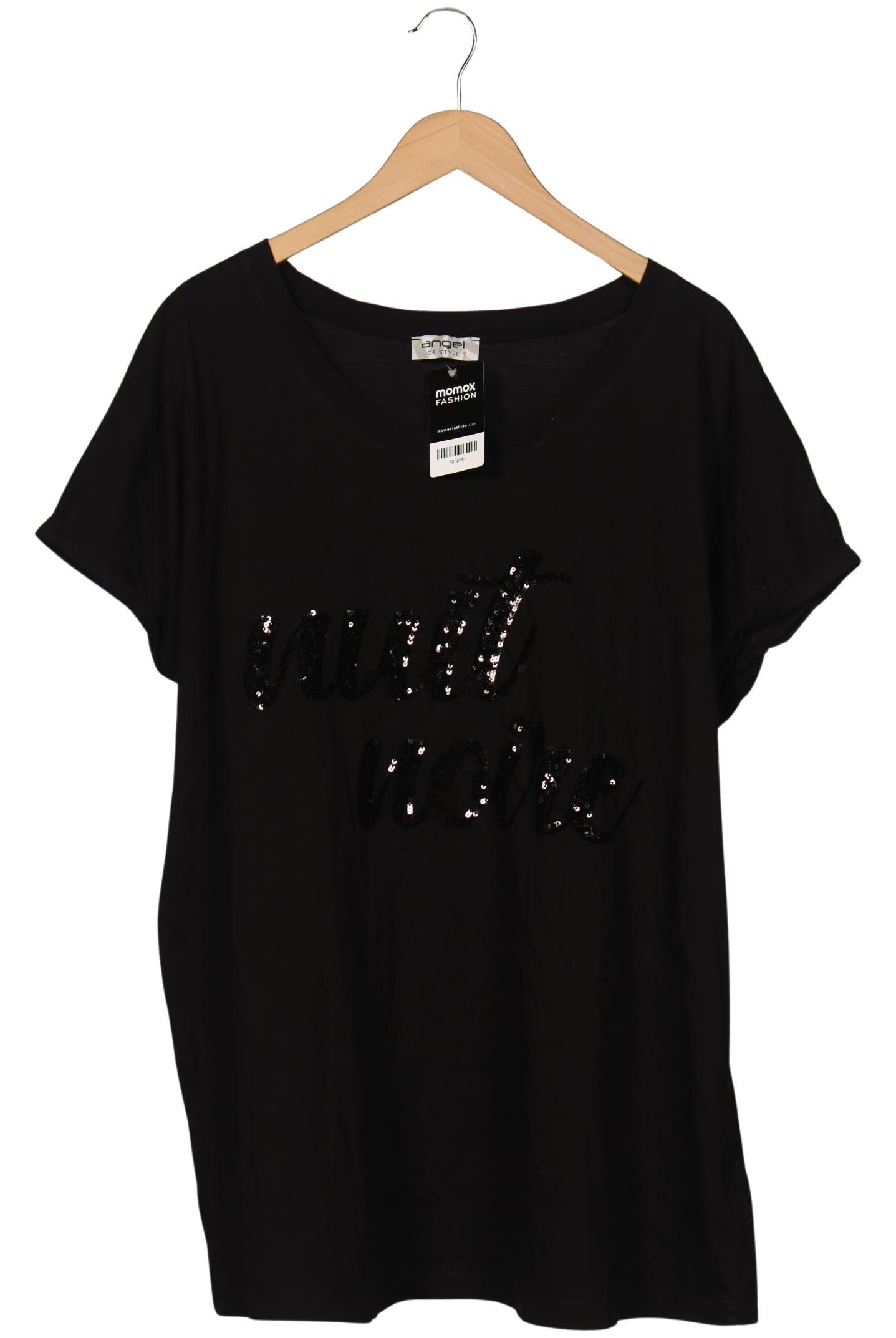 

Angel of Style Damen T-Shirt, schwarz, Gr. 52